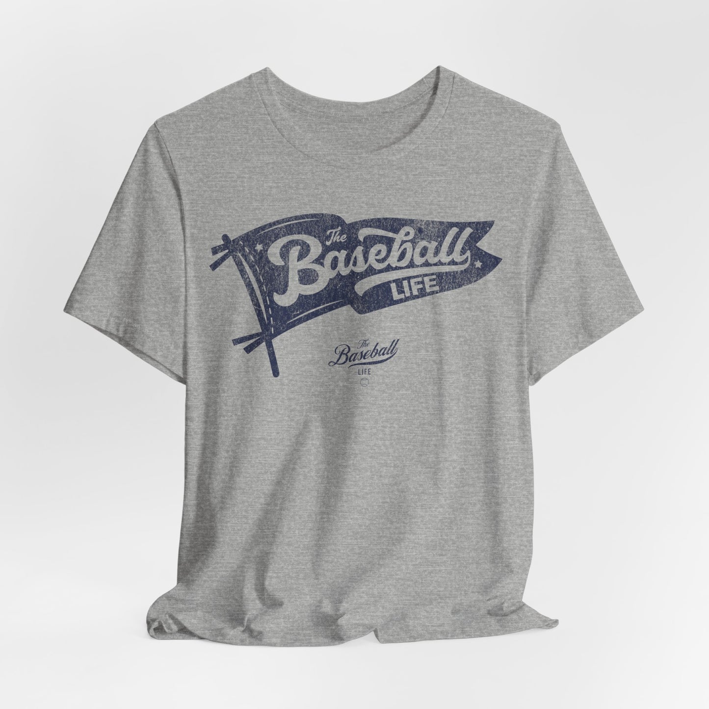 Classic Pennant_Navy Print T-Shirt