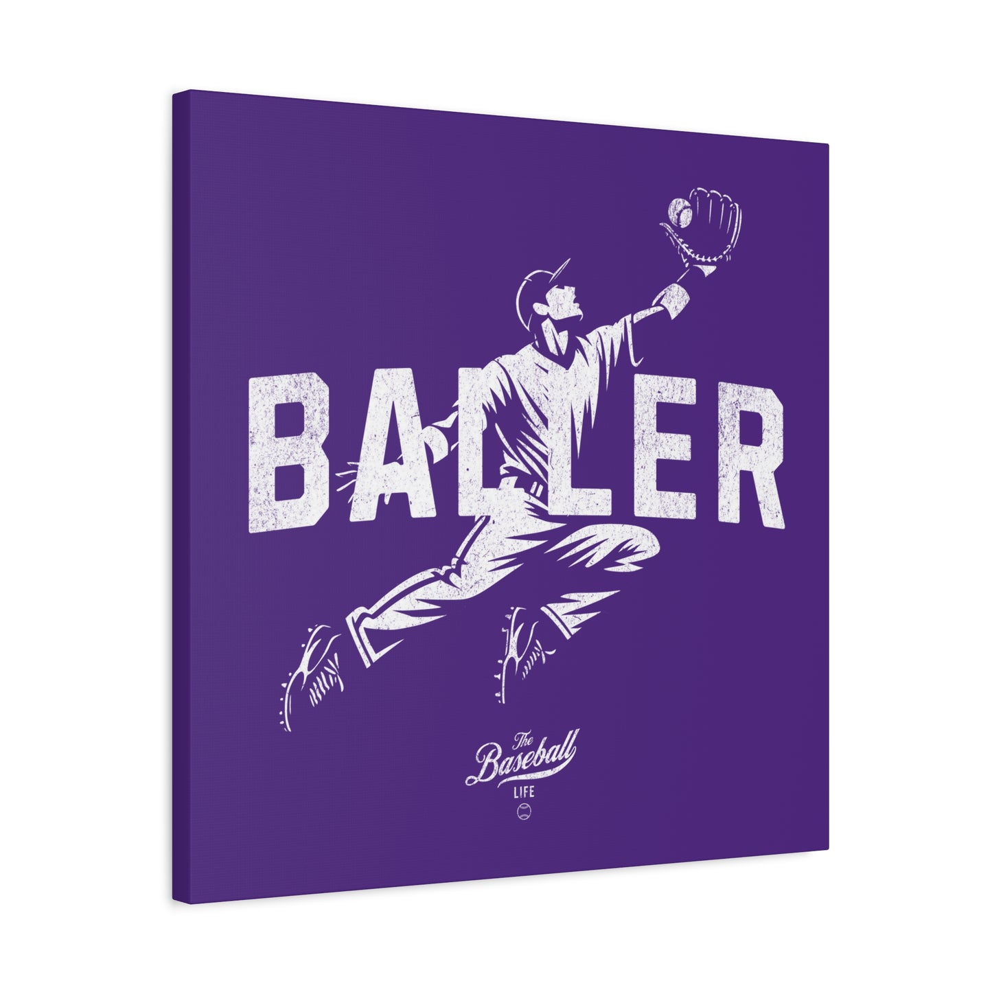Baller Wall Art Canvas_Purple