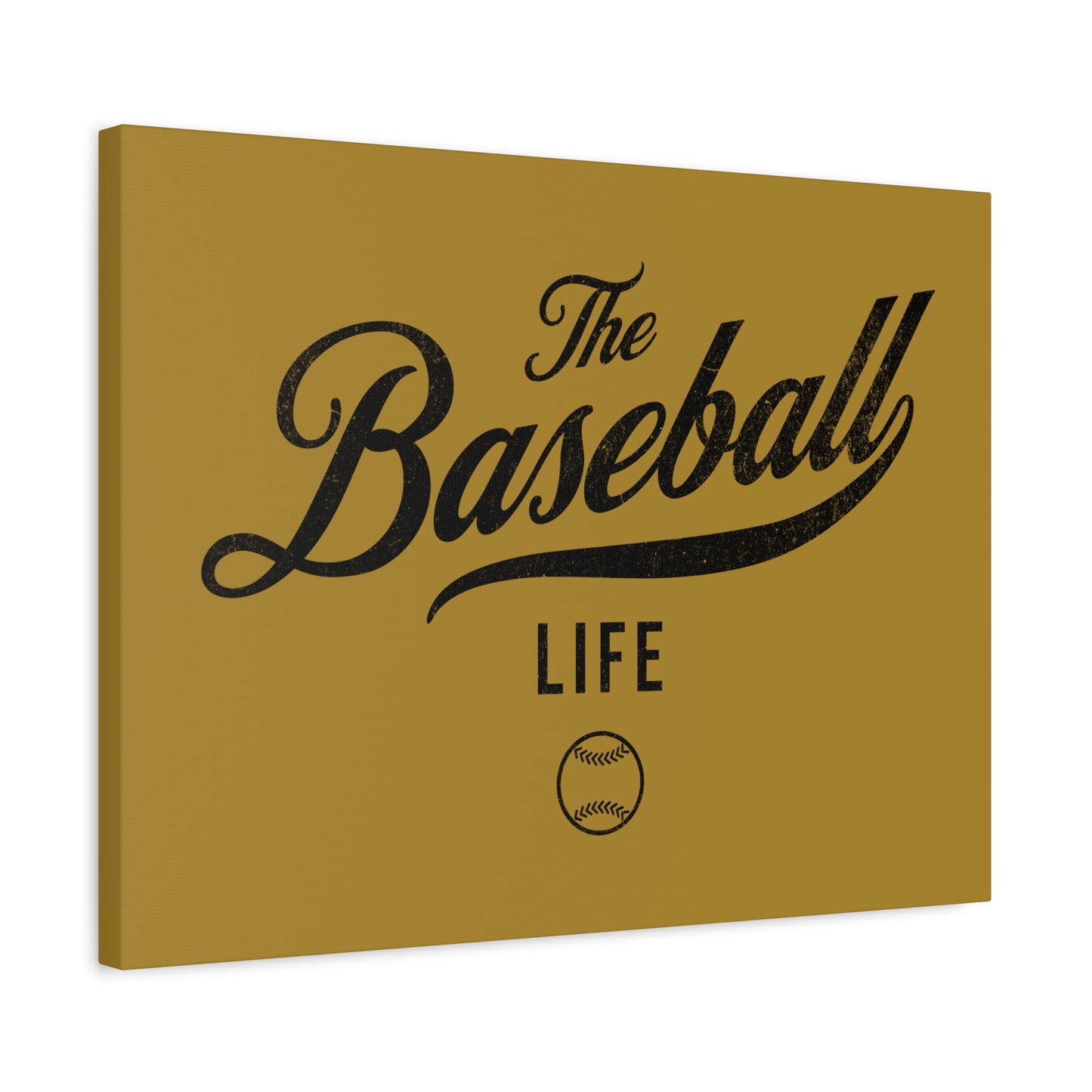 Wall Art Canvas_Old Gold w Black