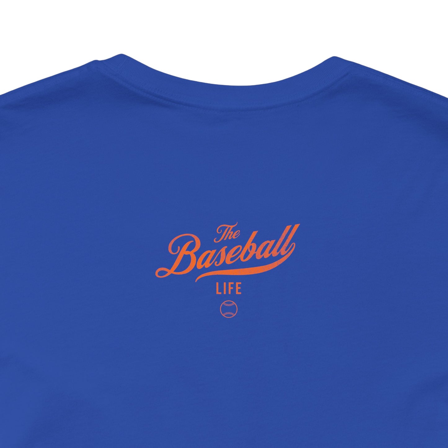 The Baseball Life Classic Script T-Shirt_Orange Print