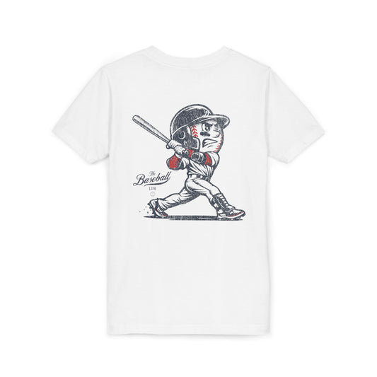Youth Mr. Baseball Mascot Home Run T-Shirt