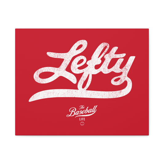 Lefty Wall Art Canvas_Red