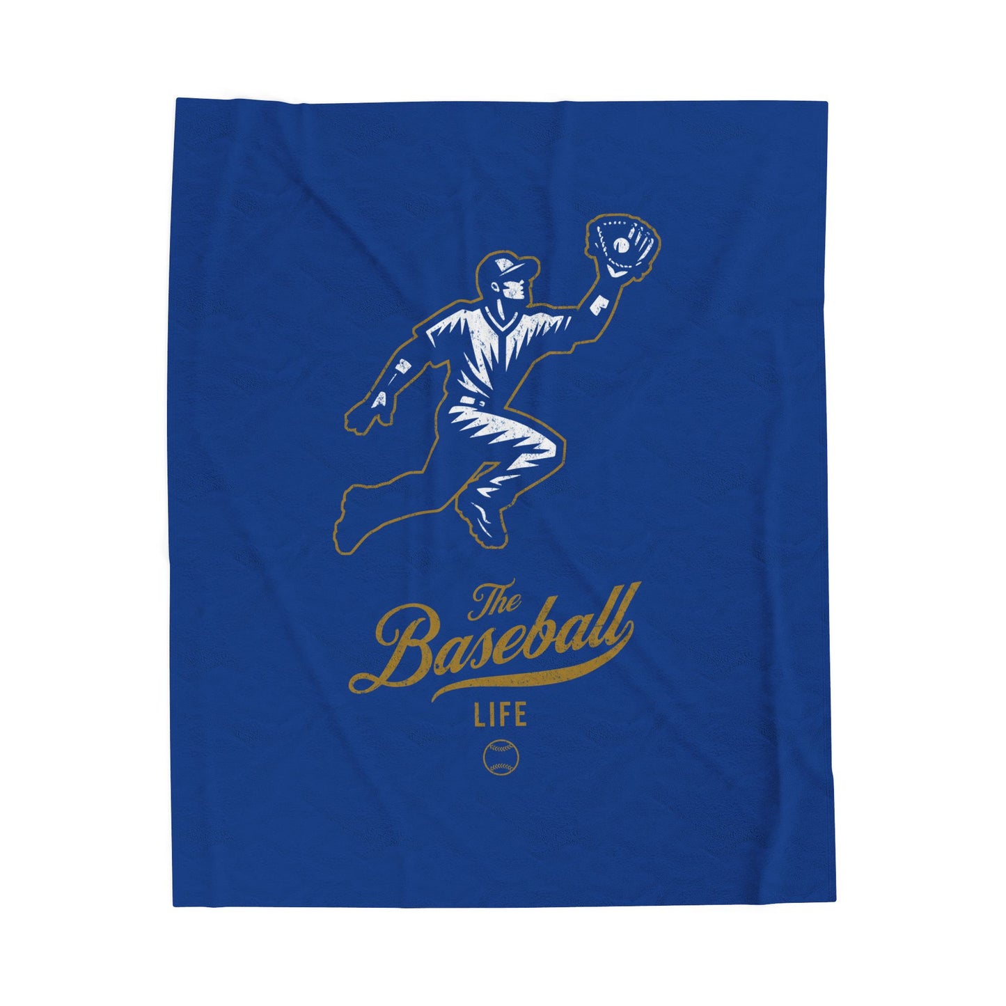 Velveteen Plush Blanket_Player Icon_Royal Blue