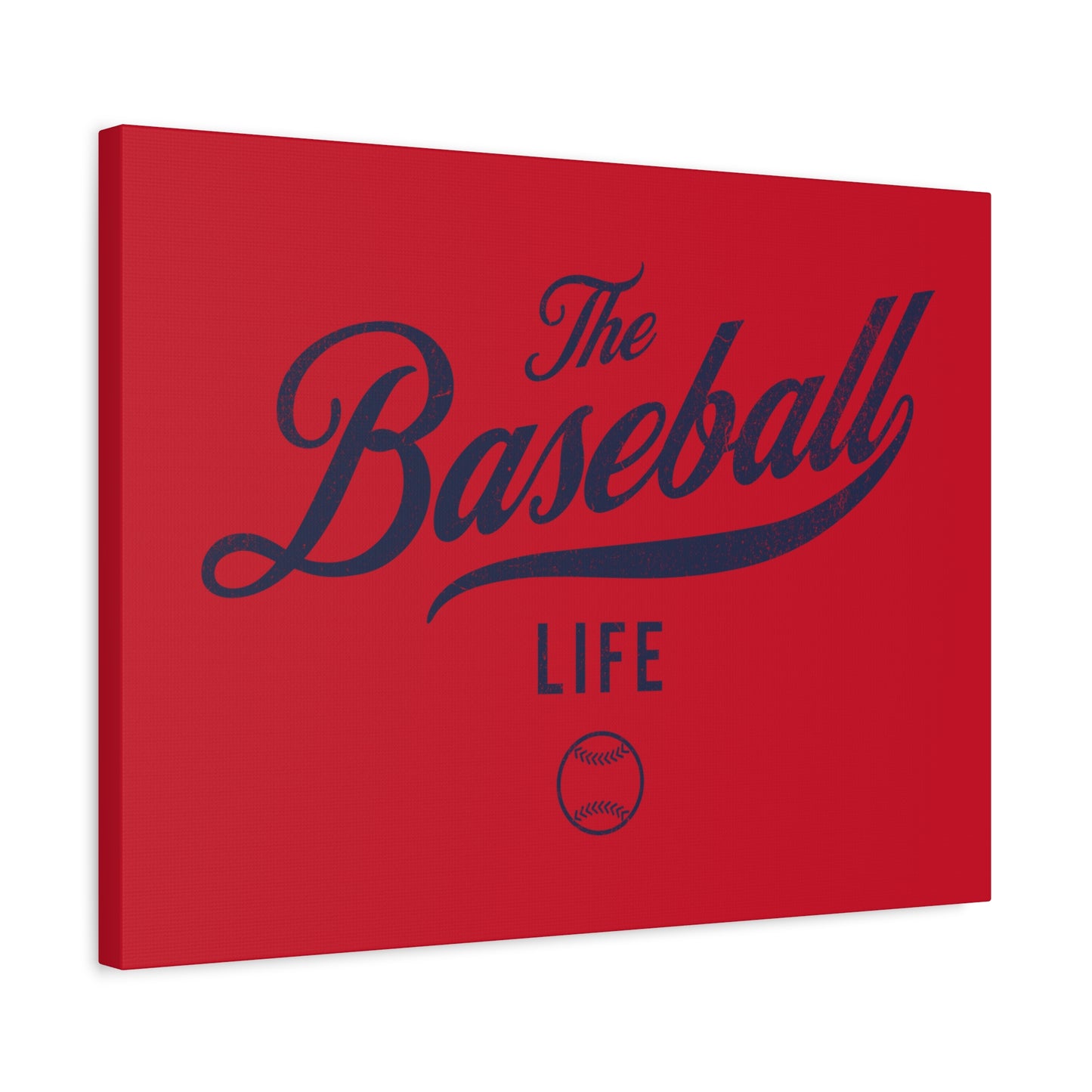 Wall Art Canvas_Red w Navy