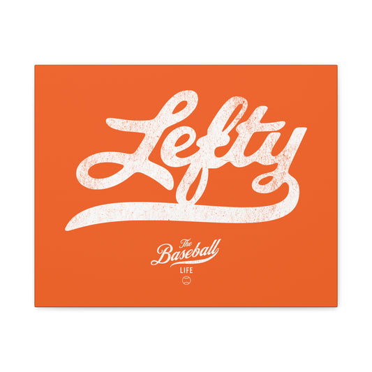 Lefty Wall Art Canvas_Orange