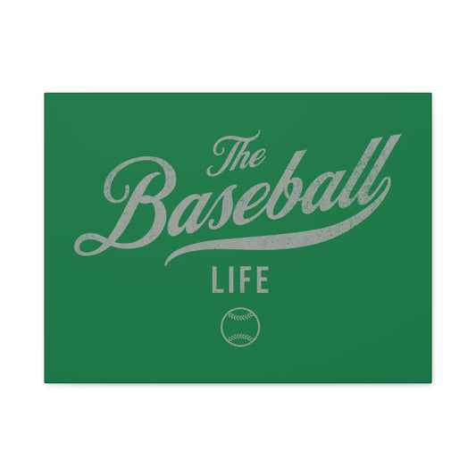 Wall Art Canvas_Green w Silver Gray