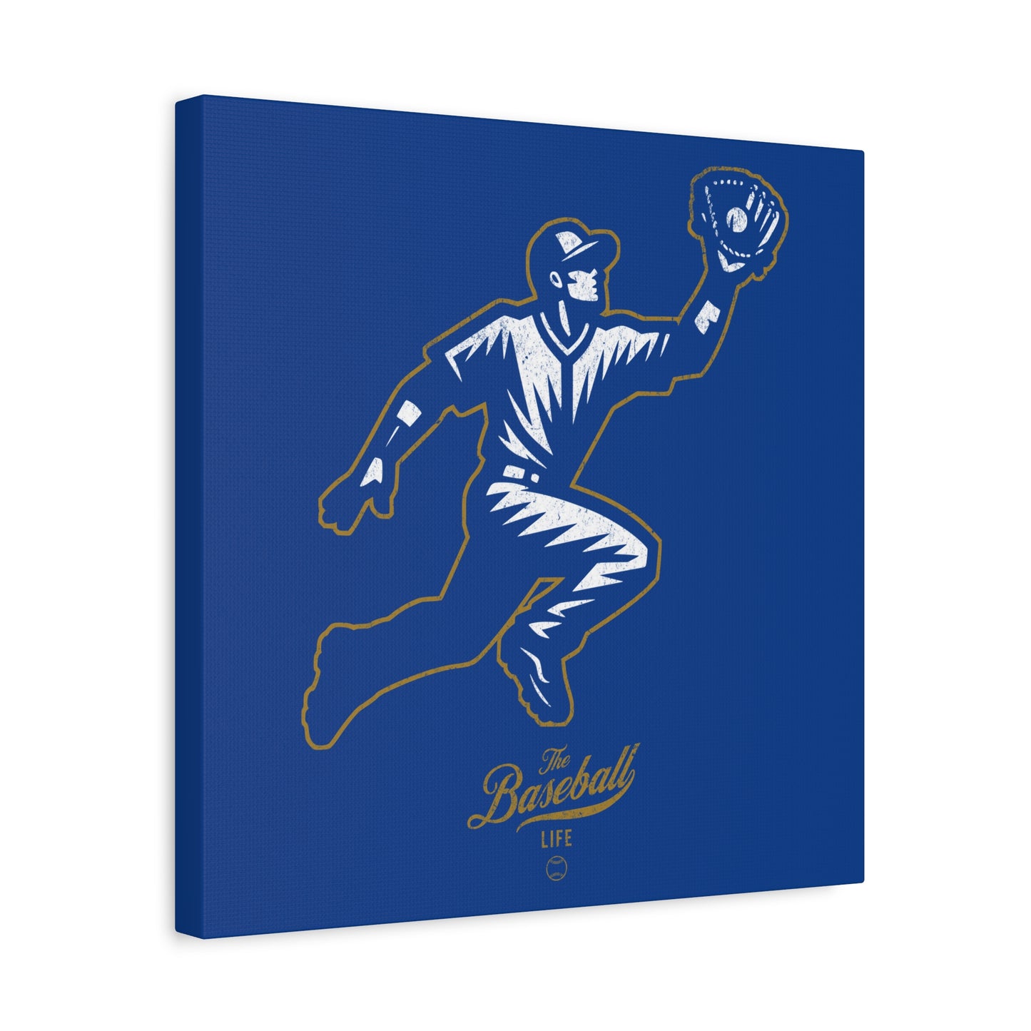 Player Icon Wall Art Canvas_Royal Blue