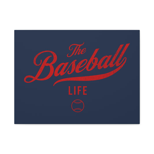 Wall Art Canvas_Navy w Red