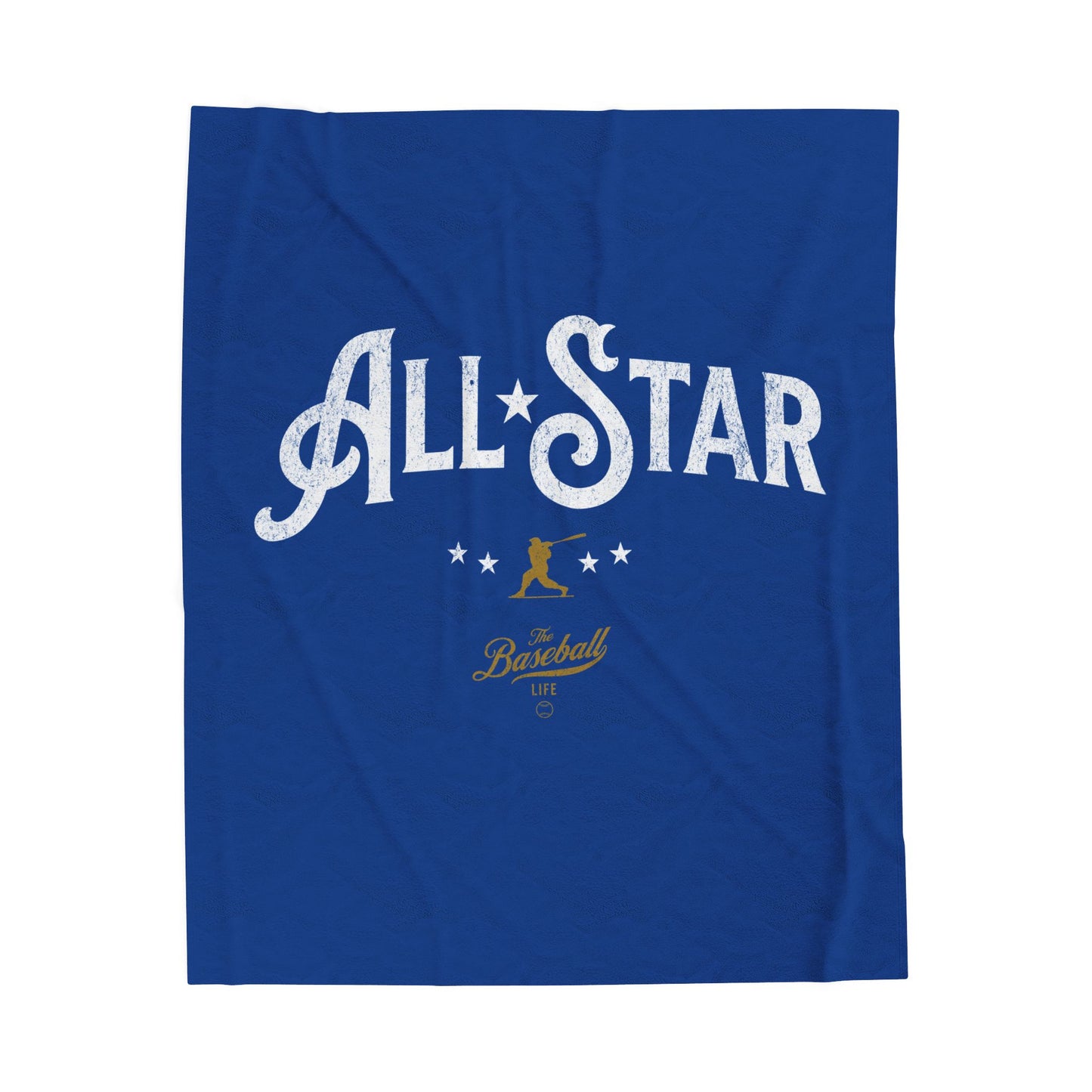 Velveteen Plush Blanket_All-Star_Royal Blue