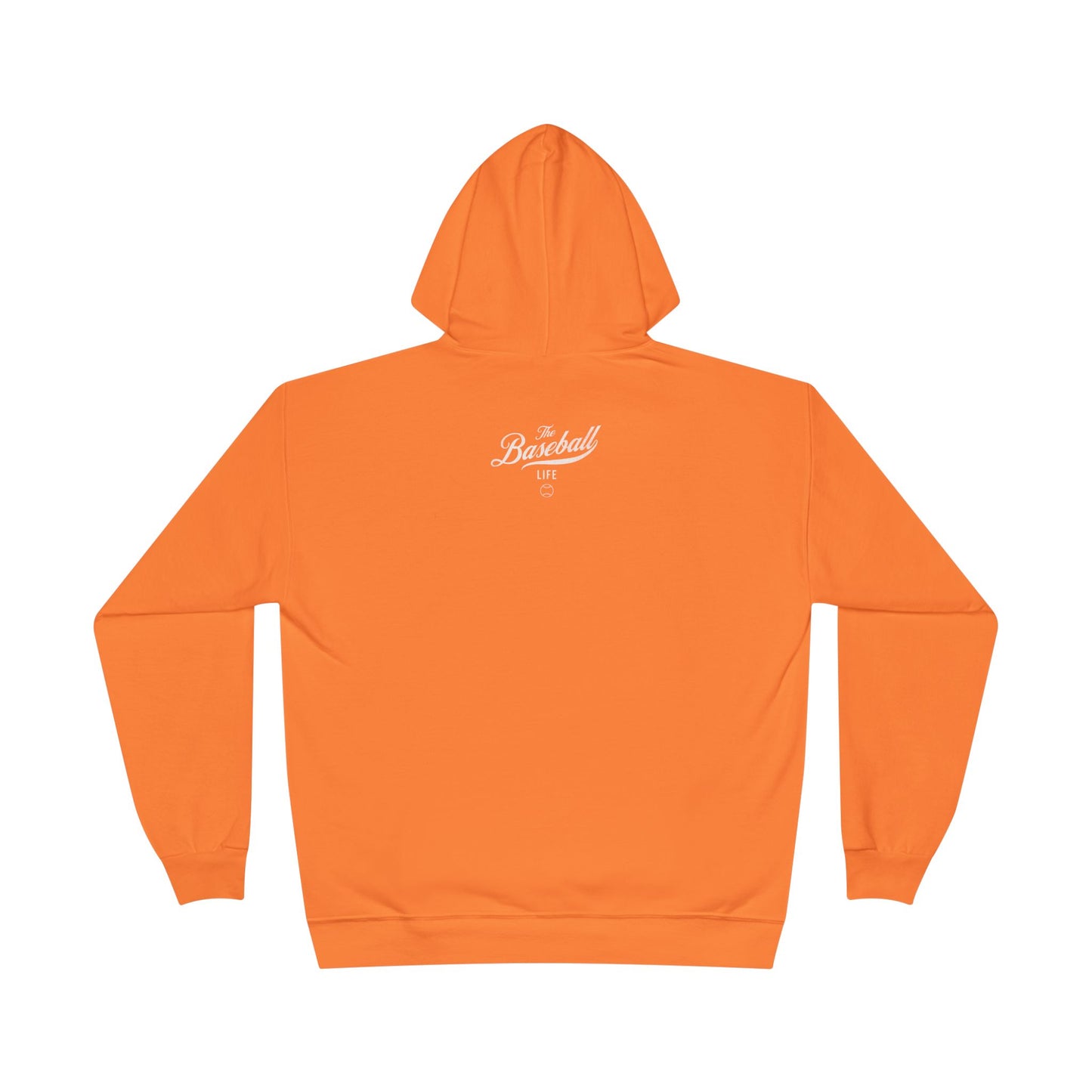 The Baseball Life Hoodie w/Grommets_White Print