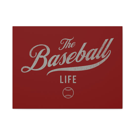 Wall Art Canvas_Maroon w Silver Gray