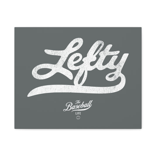 Lefty Wall Art Canvas_Dark Gray