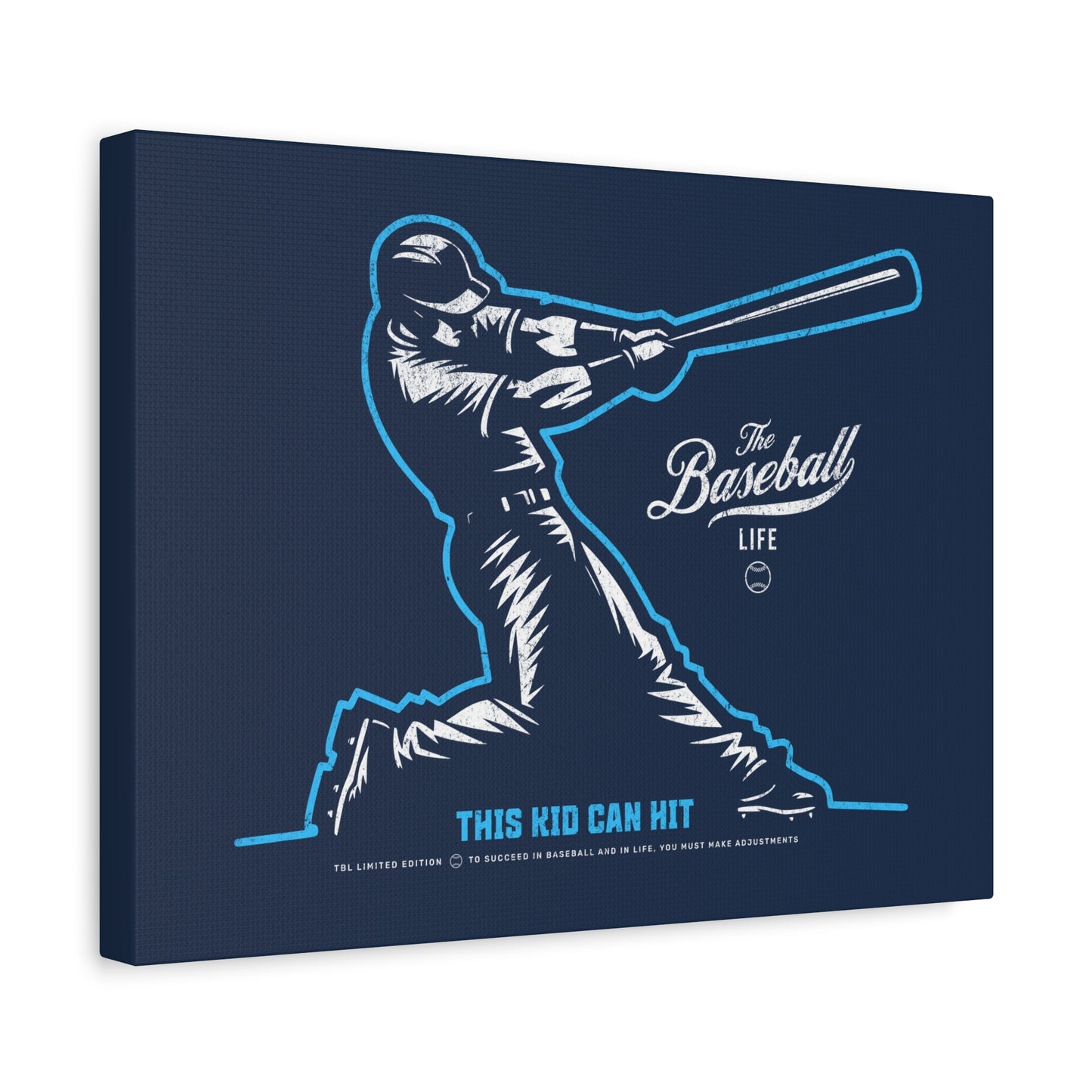 This Kid Can Hit Wall Art Canvas_Navy