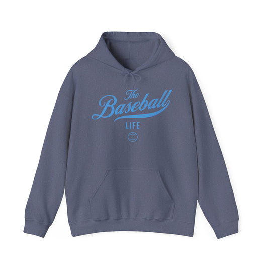 The Baseball Life Hoodie_Carolina Blue Print