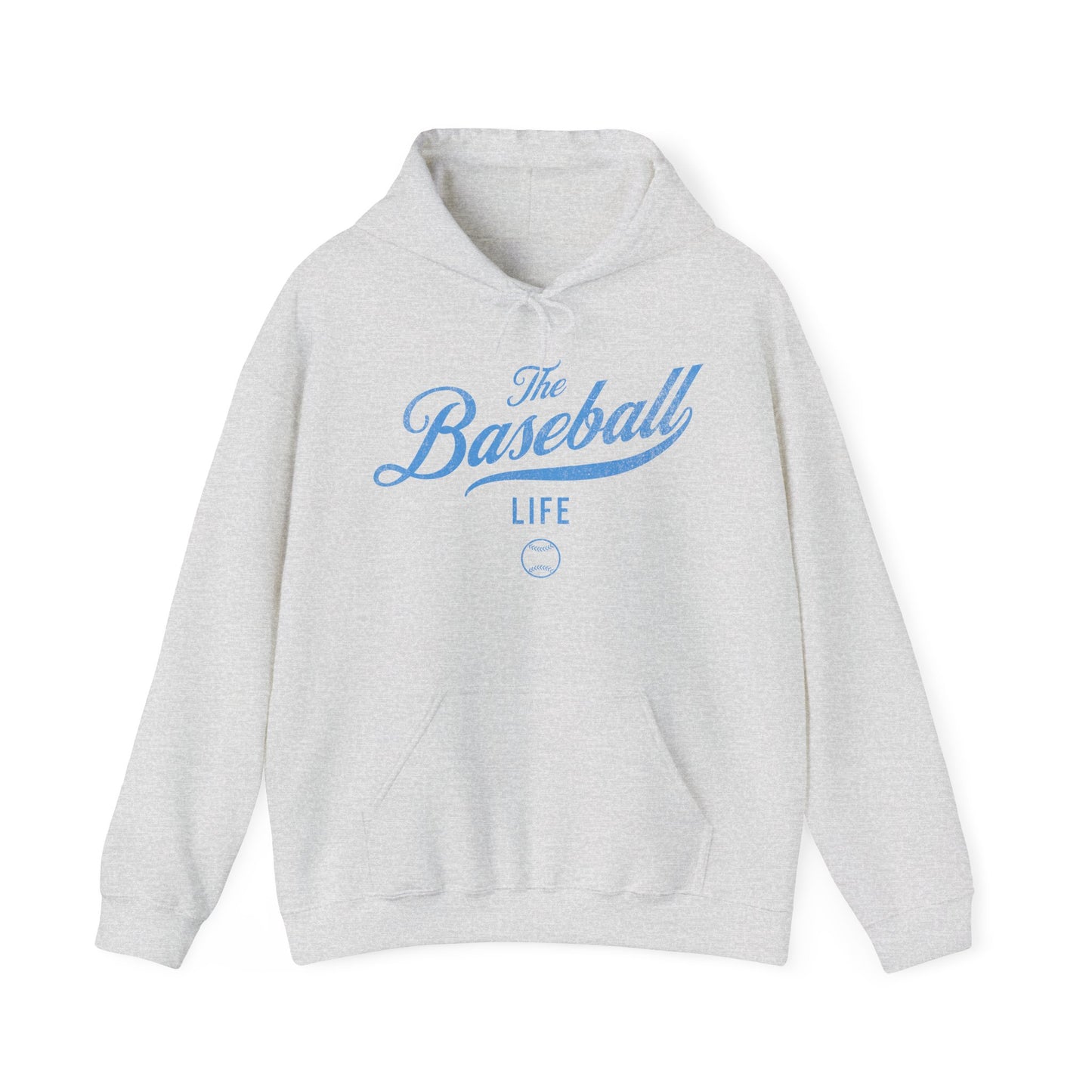 The Baseball Life Hoodie_Carolina Blue Print