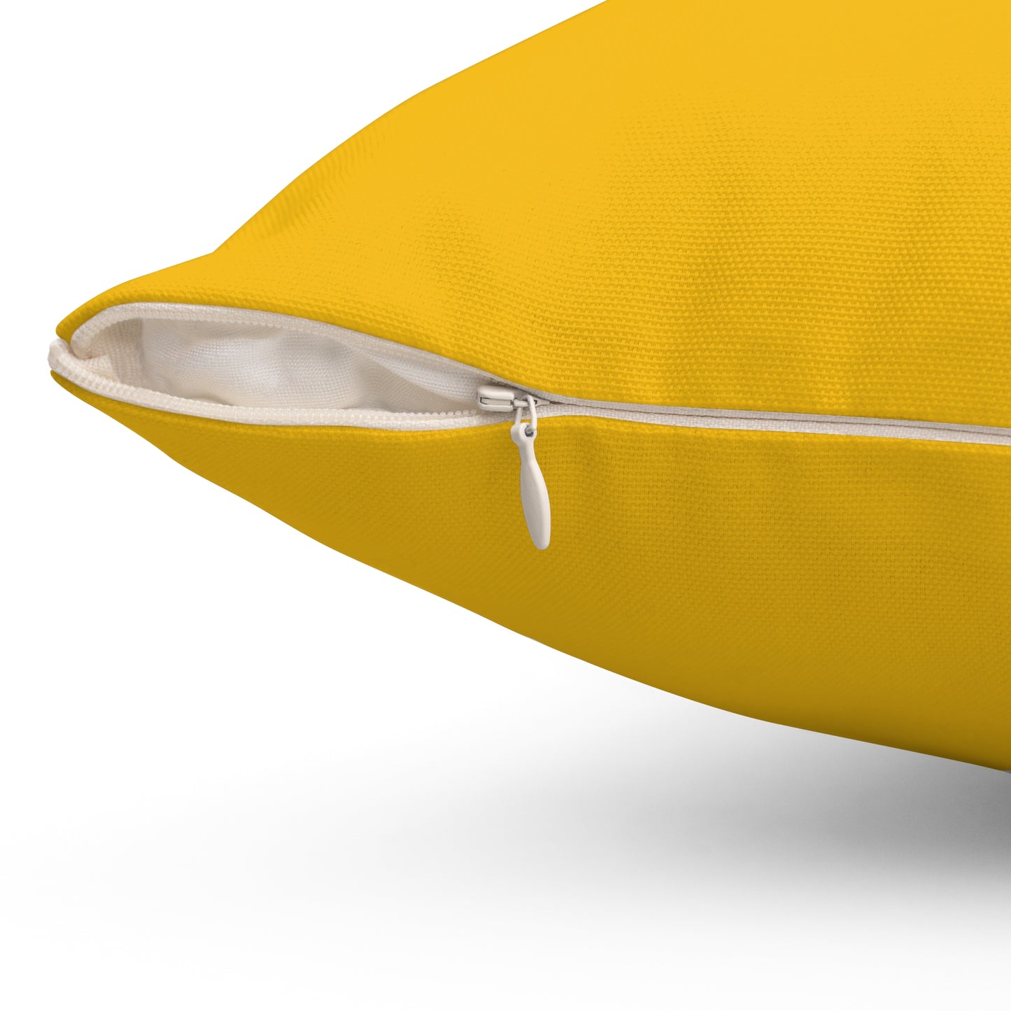 The Baseball Life Accent Pillow_Yellow Gold w Red Print