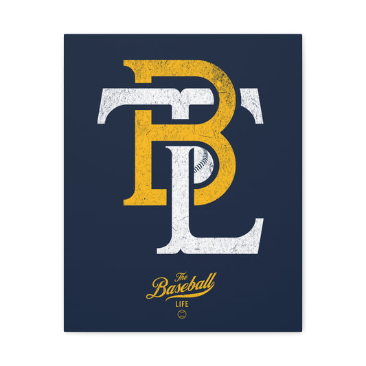 TBL Insignia Wall Art Canvas_Navy