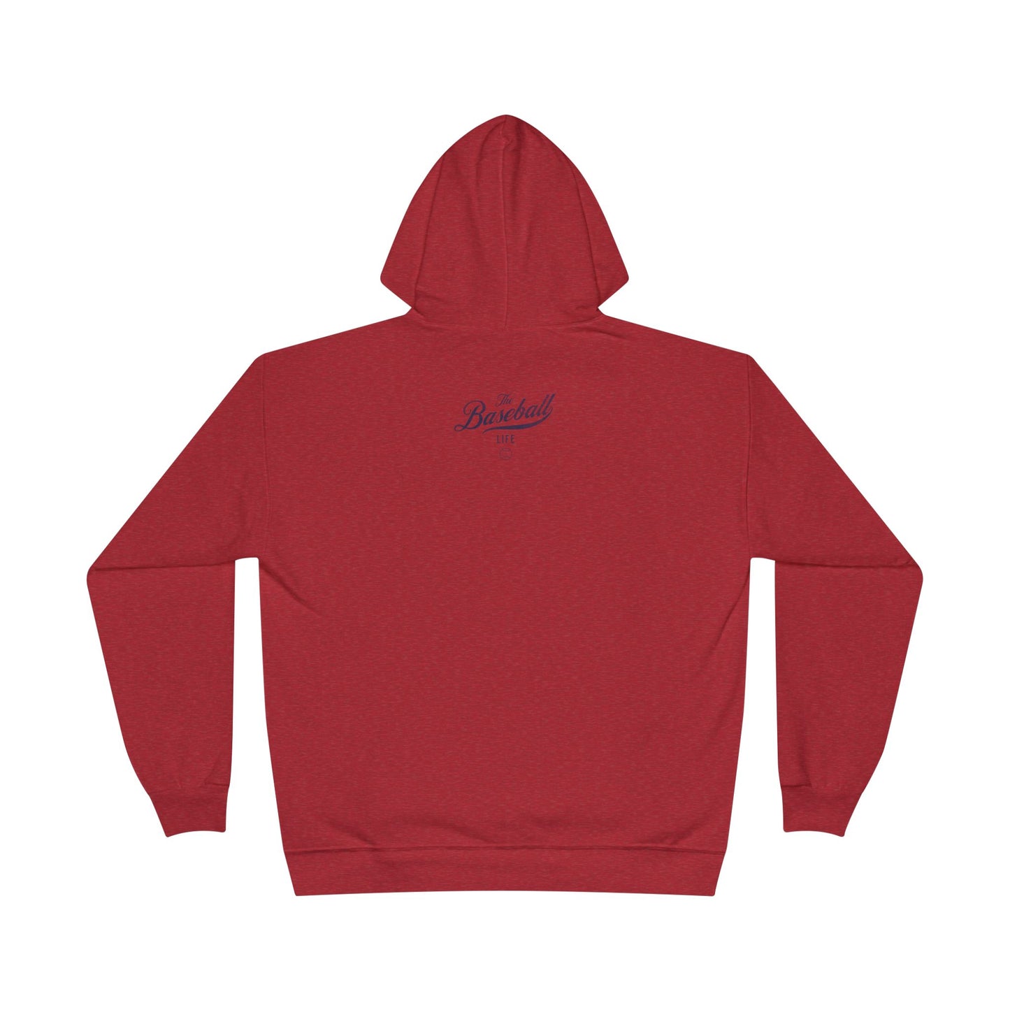 The Baseball Life Hoodie w/Grommets_Navy Print