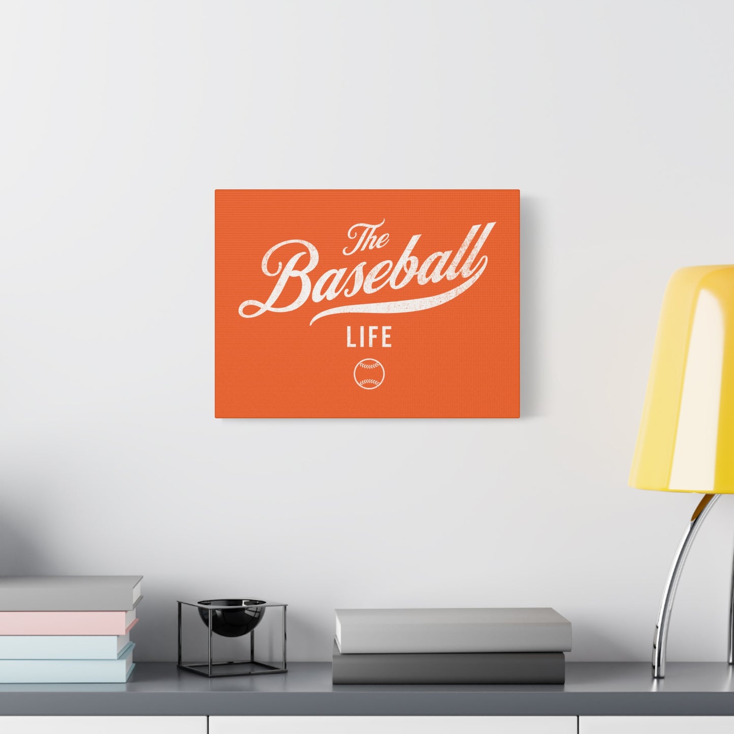 Wall Art Canvas_Orange w White