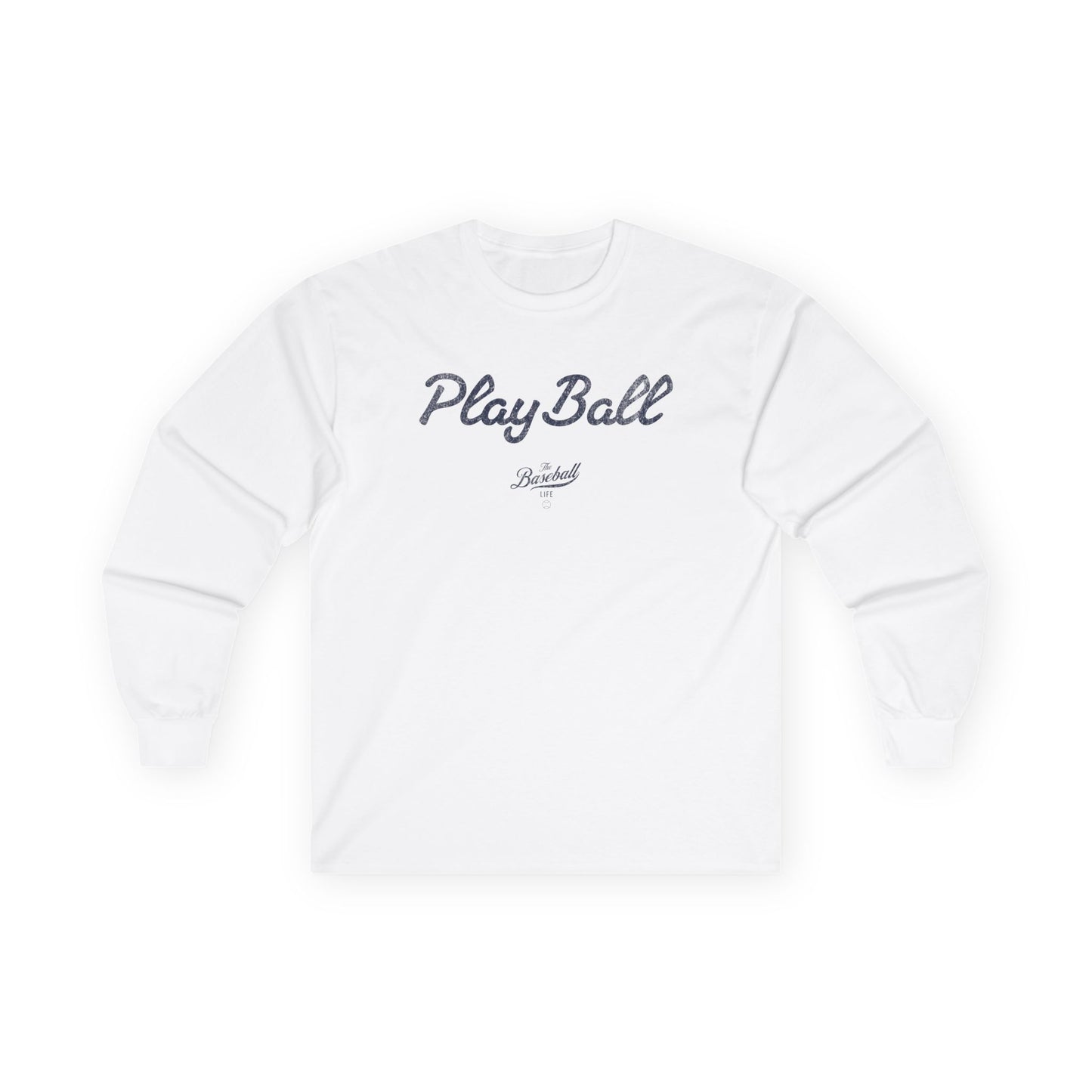 Play Ball_Navy Print Long-Sleeve