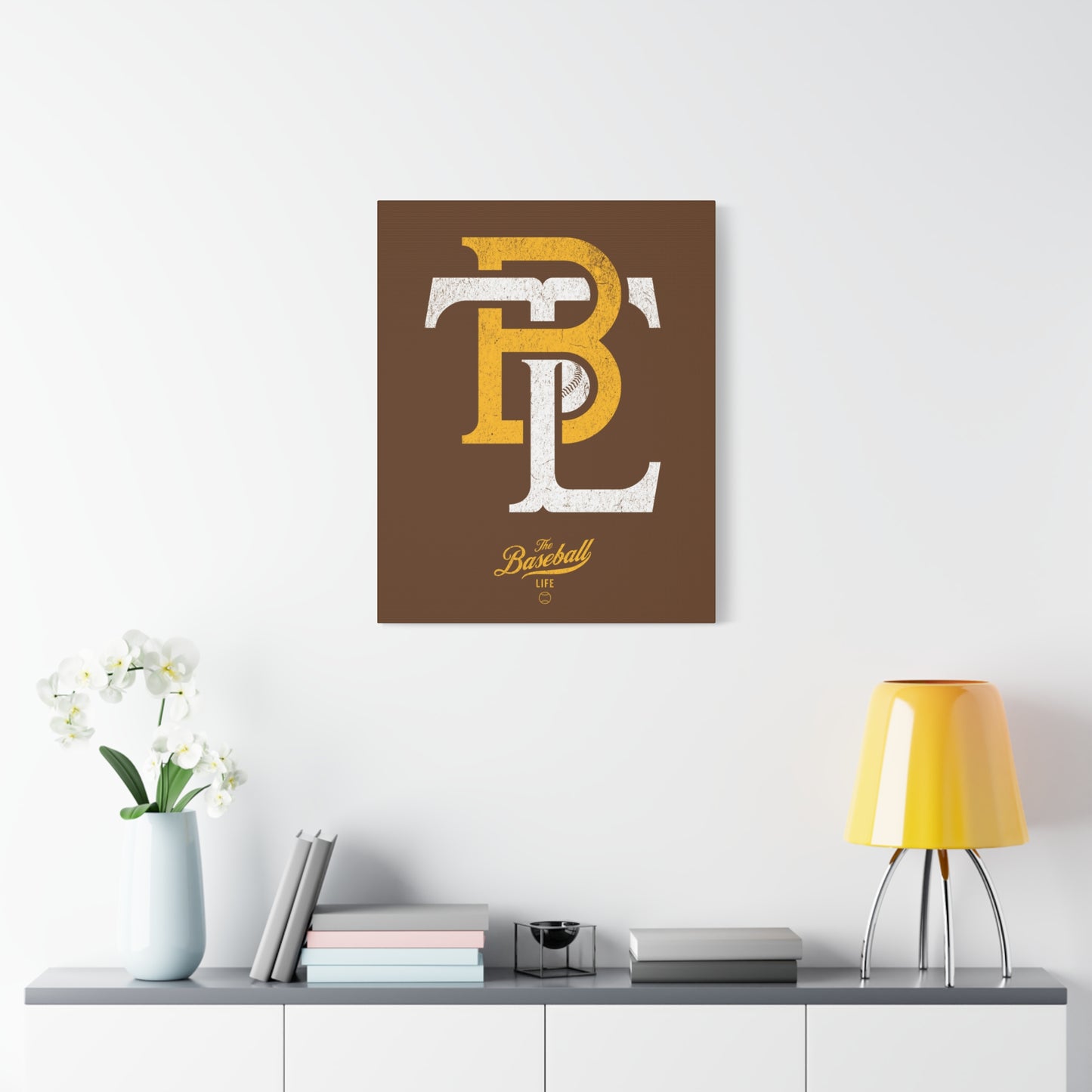 TBL Insignia Wall Art Canvas_Dirt Brown