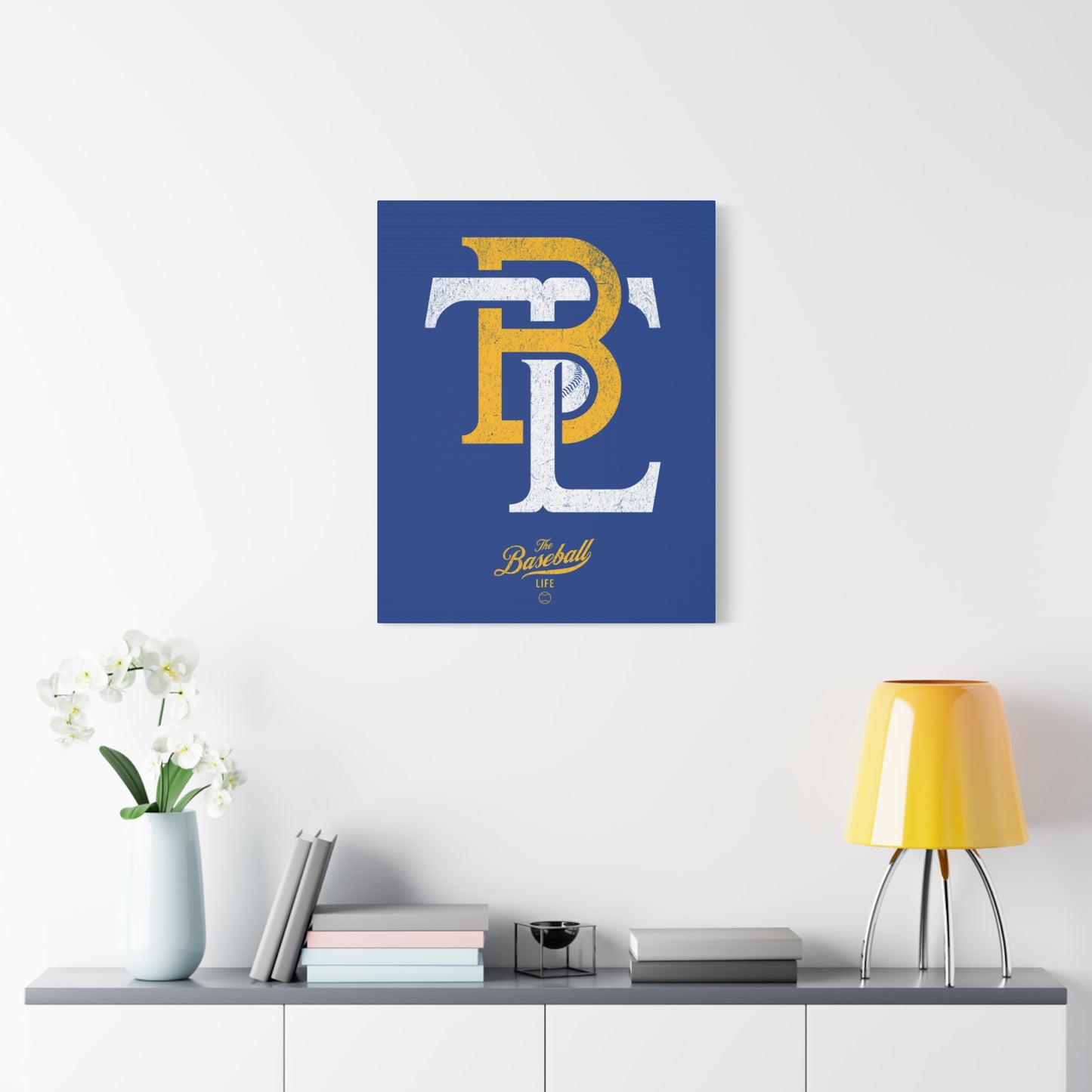 TBL Insignia Wall Art Canvas_Royal Blue