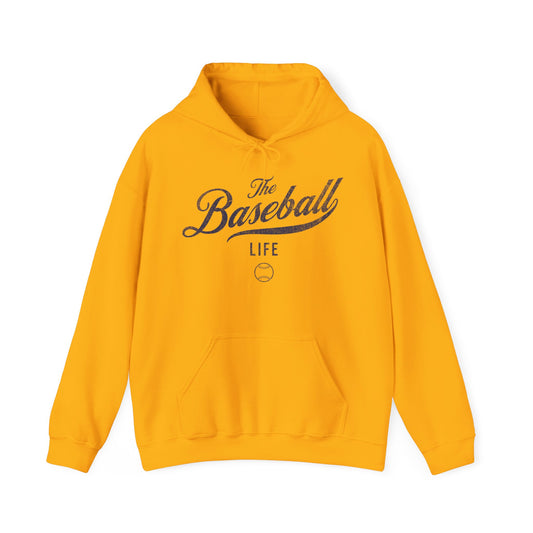 The Baseball Life Hoodie_Navy Print