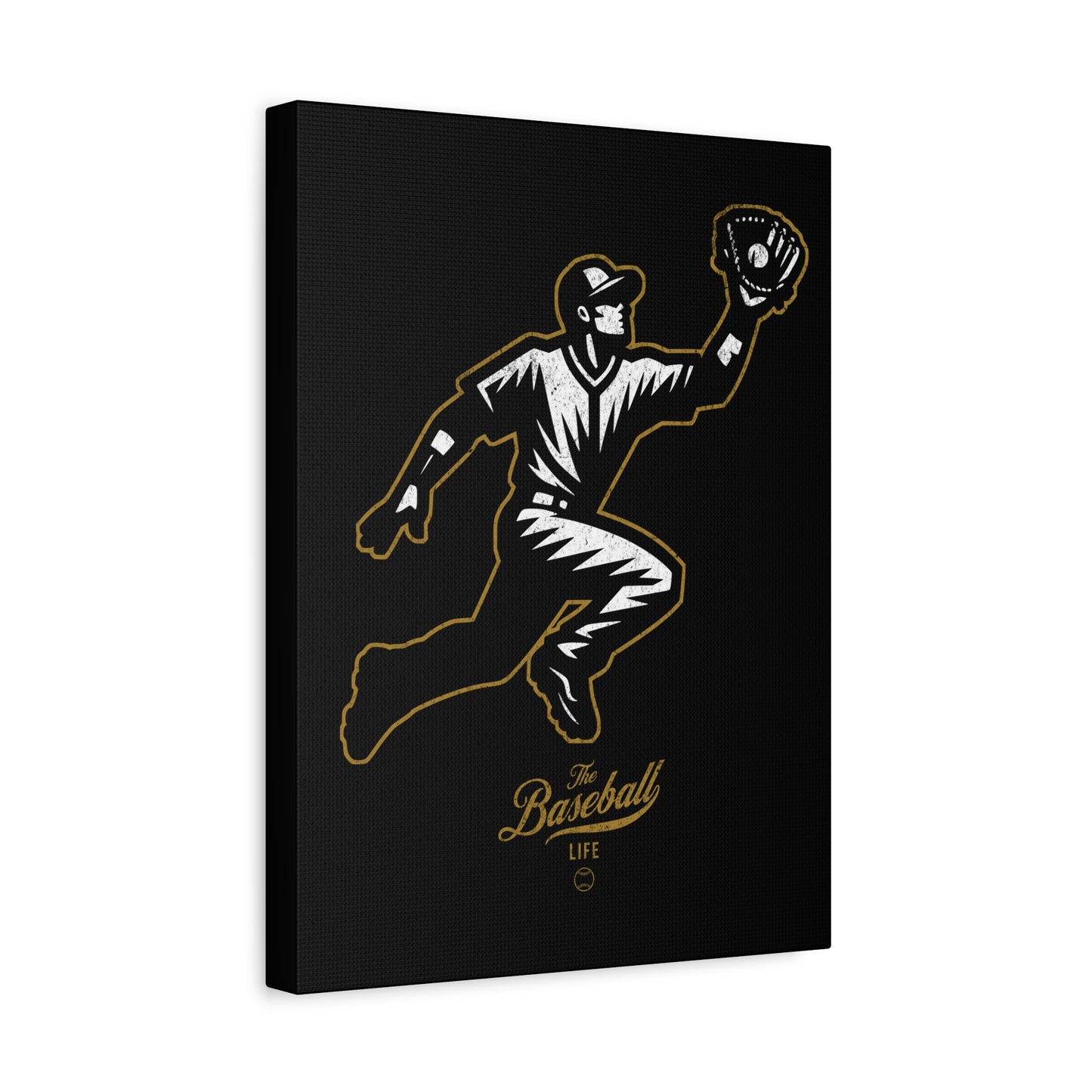 Player Icon Wall Art Canvas_Black