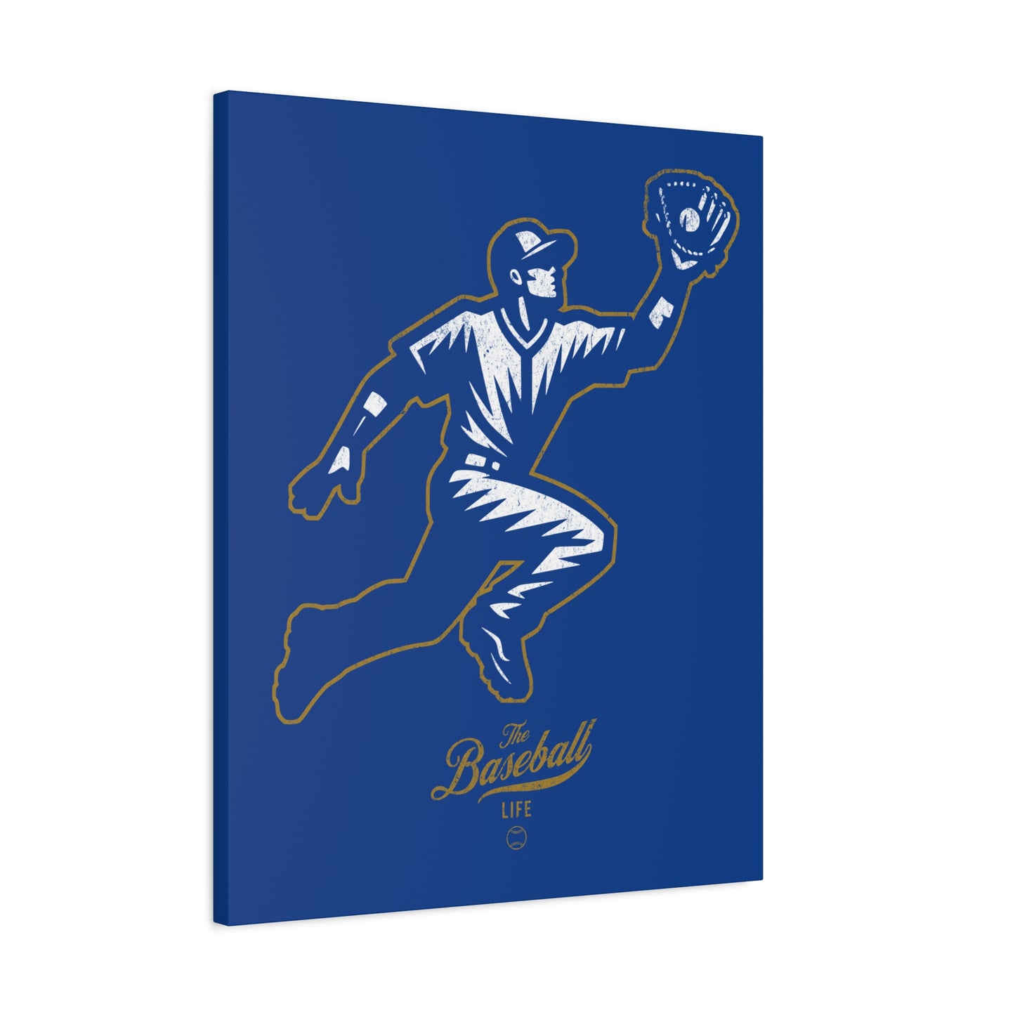 Player Icon Wall Art Canvas_Royal Blue