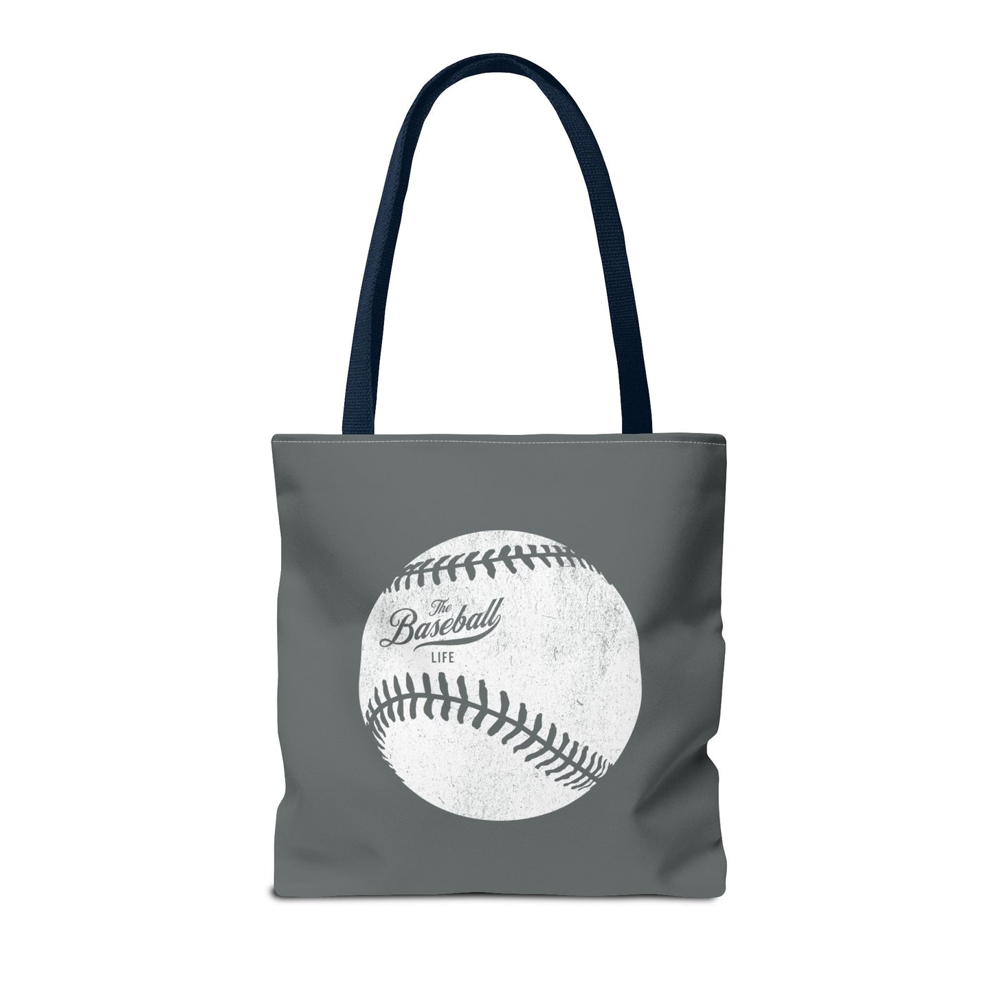 Weathered Baseball Tote Bag_Dark Gray