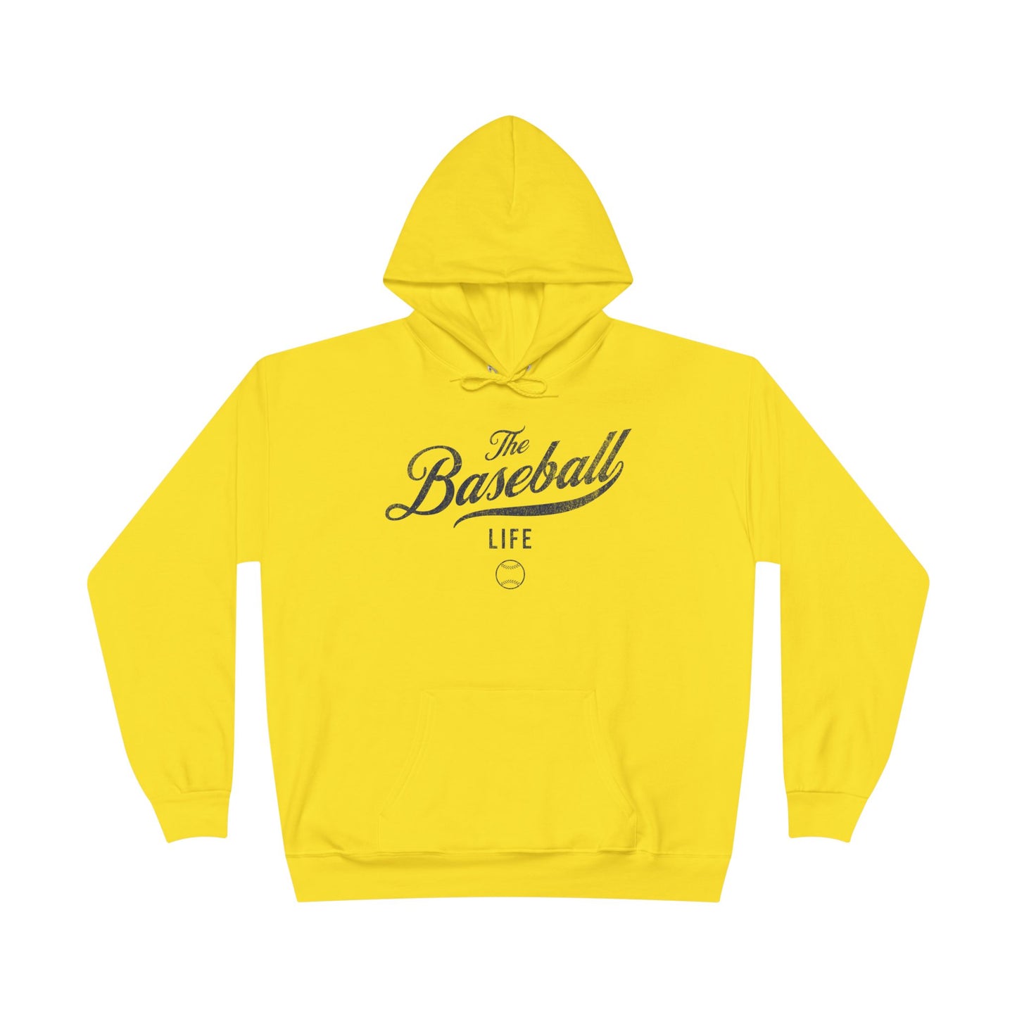 The Baseball Life Hoodie w/Grommets_Navy Print