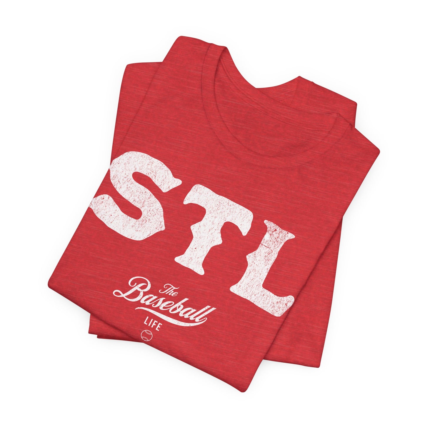 The Baseball Life City Series T-Shirt_STL Red