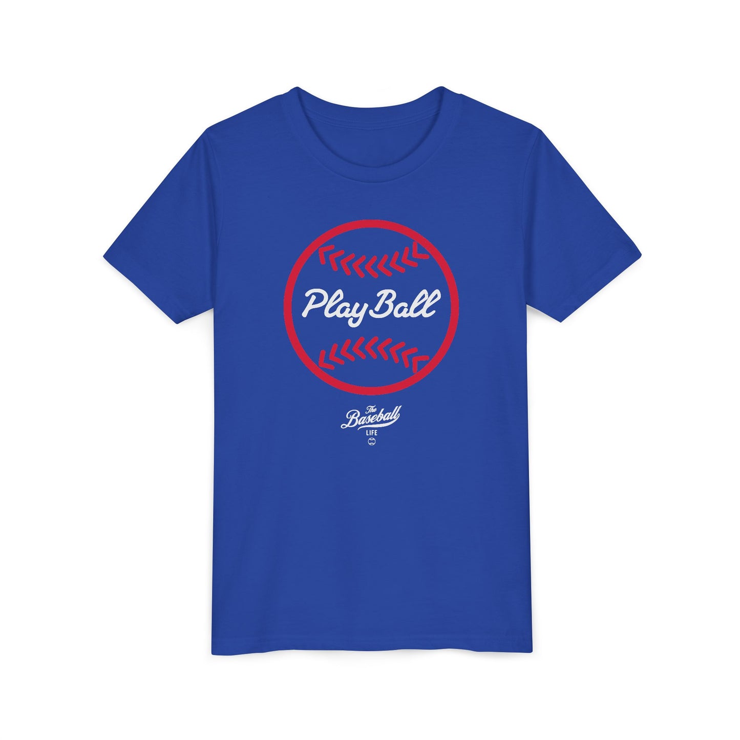 Youth Play Ball Graphic Baseball T-Shirt