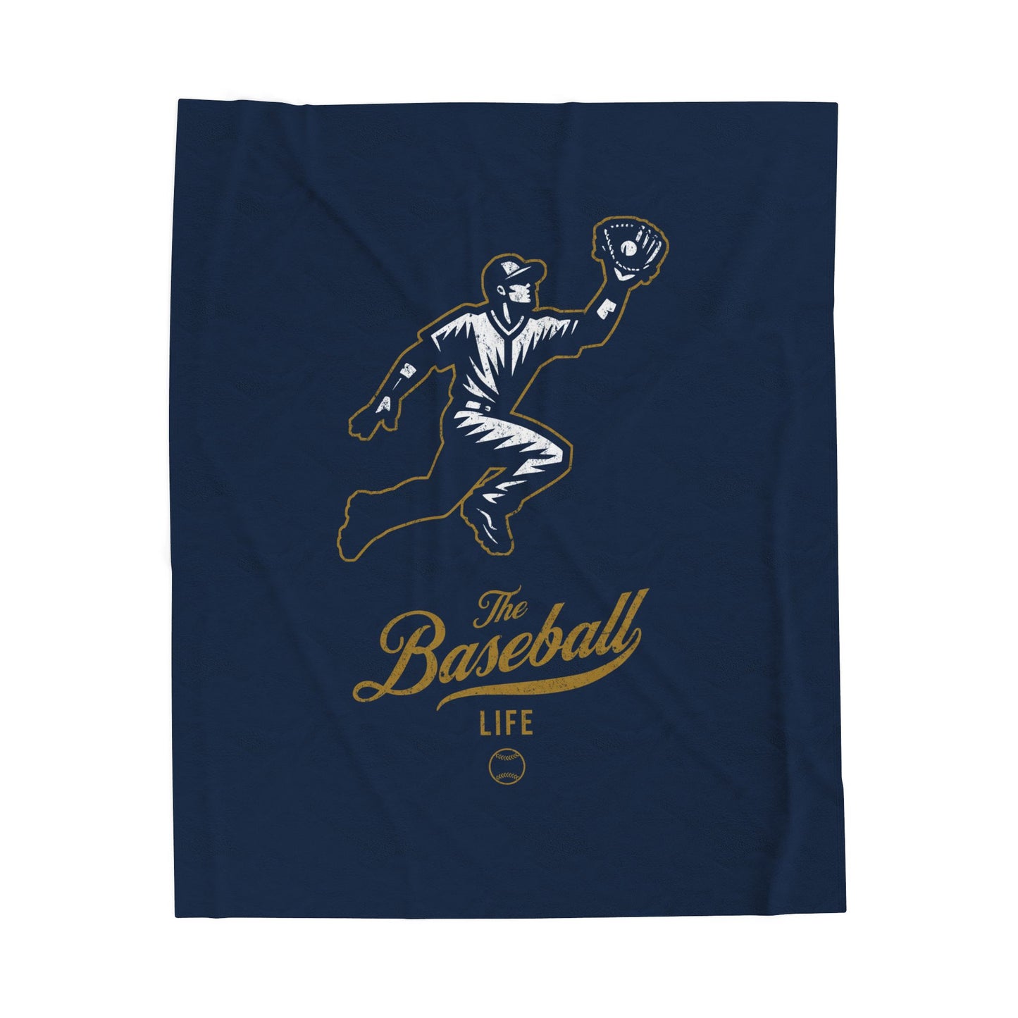 Velveteen Plush Blanket_Player Icon_Navy