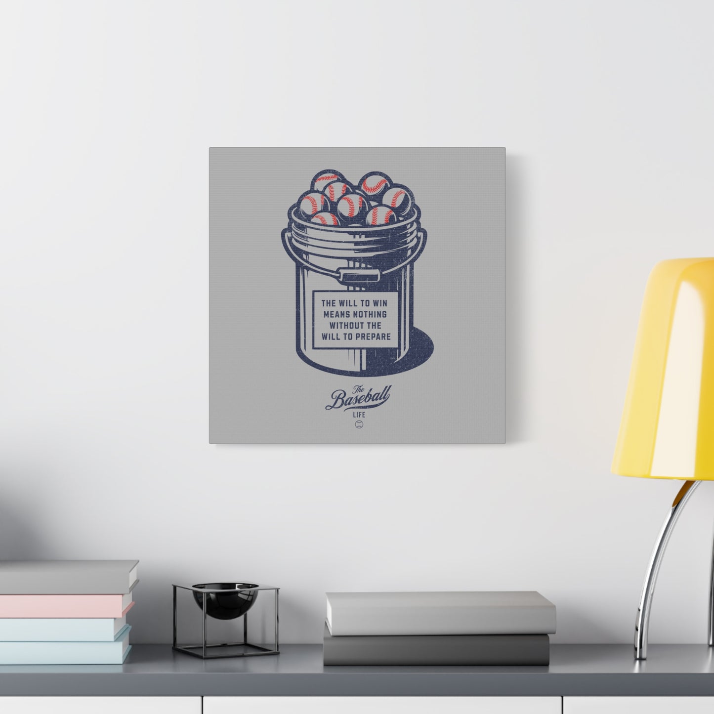Bucket of Balls (The Will To Prepare) Wall Art Canvas