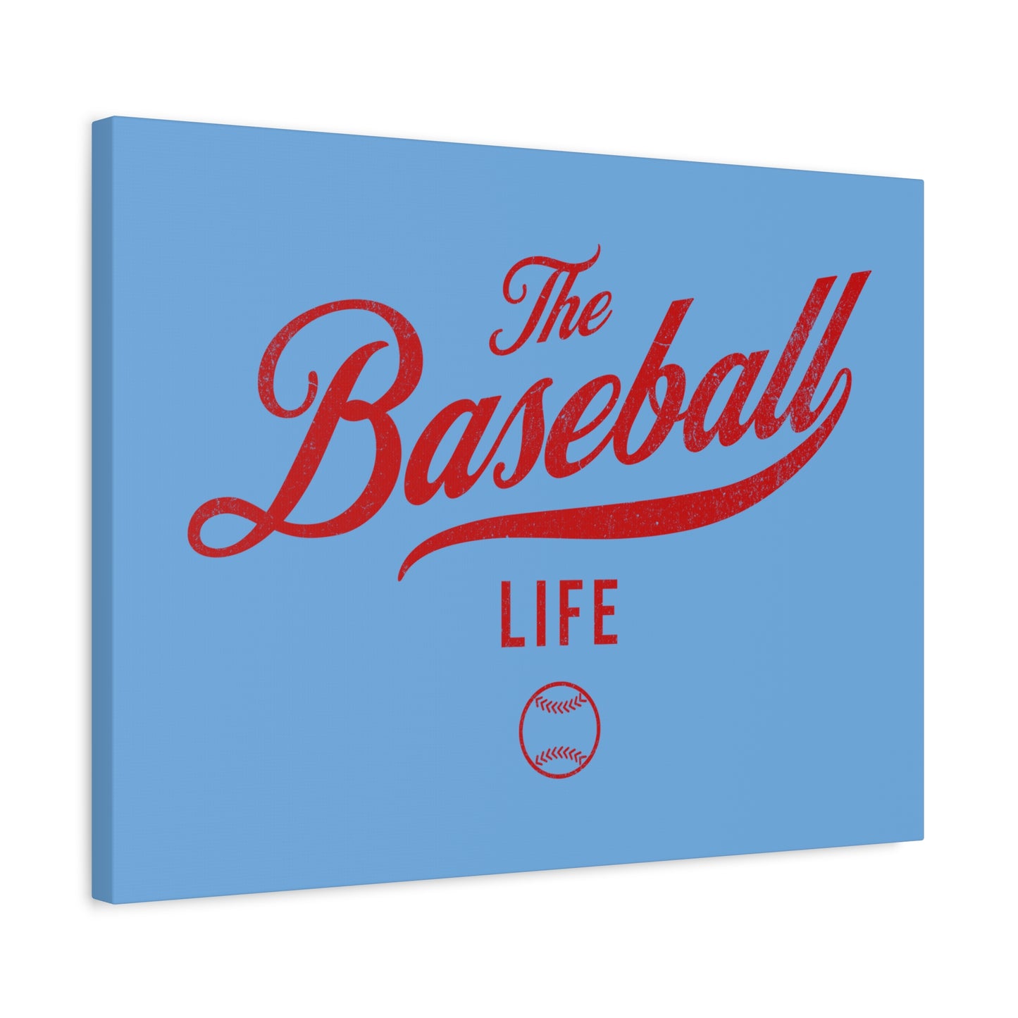 Wall Art Canvas_Carolina Blue w Red