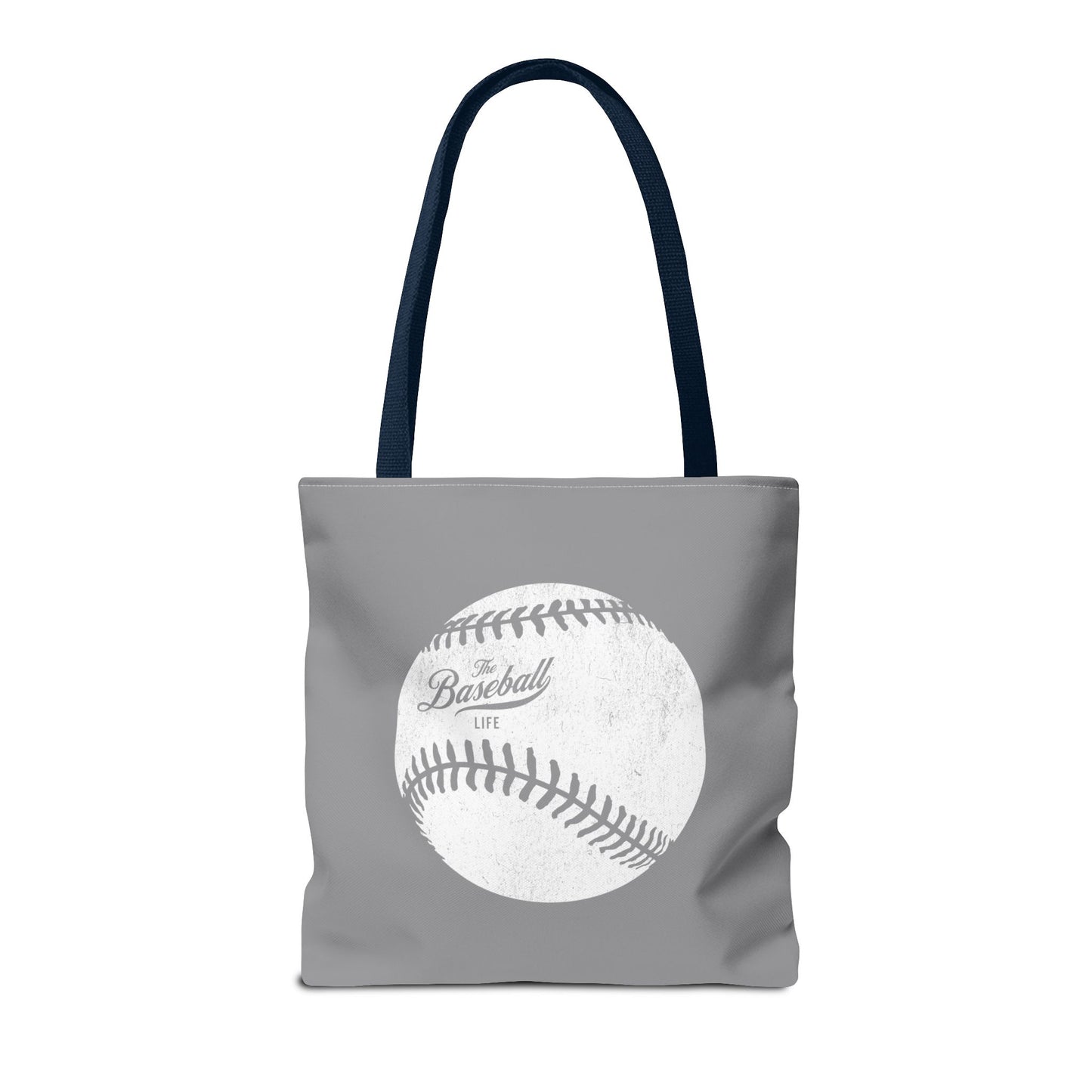 Weathered Baseball Tote Bag_Medium Gray