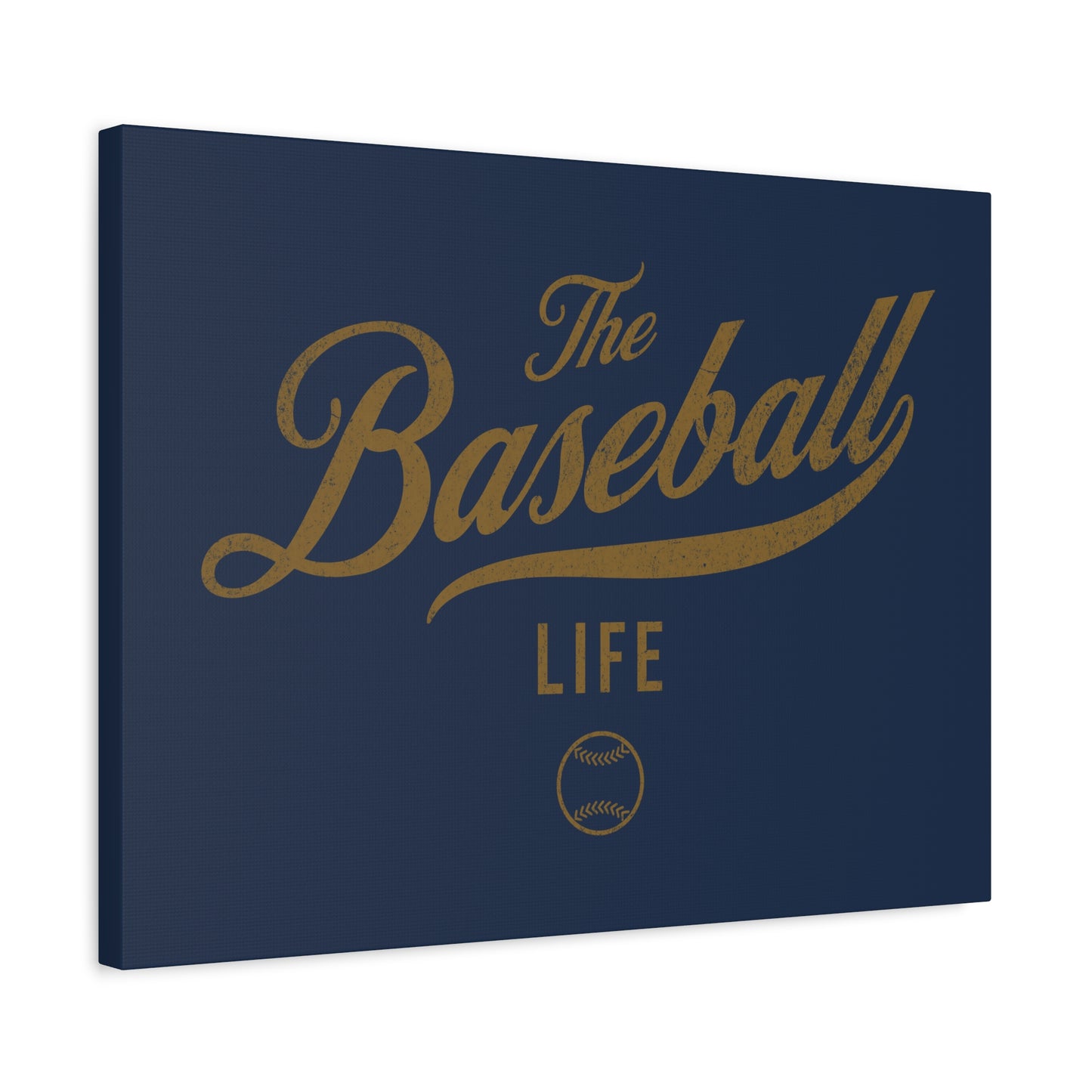 Wall Art Canvas_Navy w Old Gold