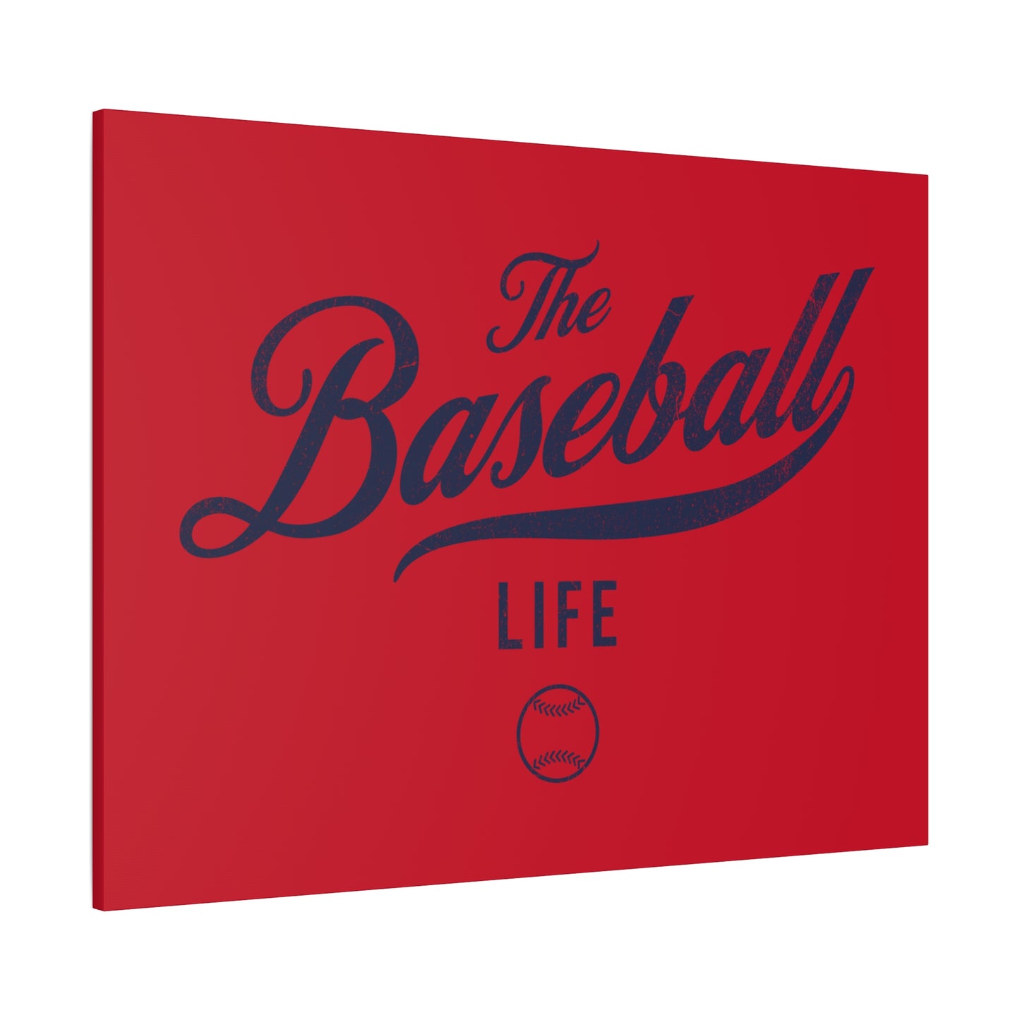Wall Art Canvas_Red w Navy