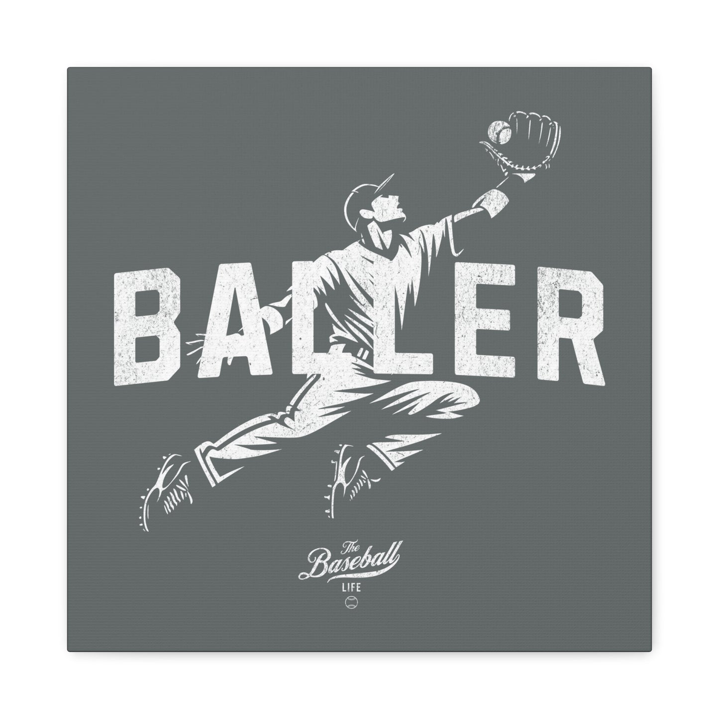 Baller Wall Art Canvas_Dark Gray