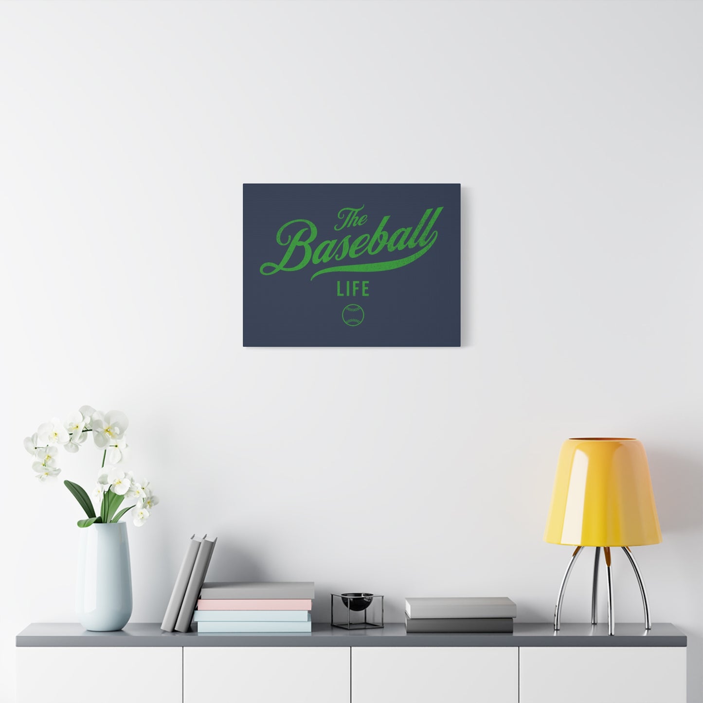 Wall Art Canvas_Navy w Green
