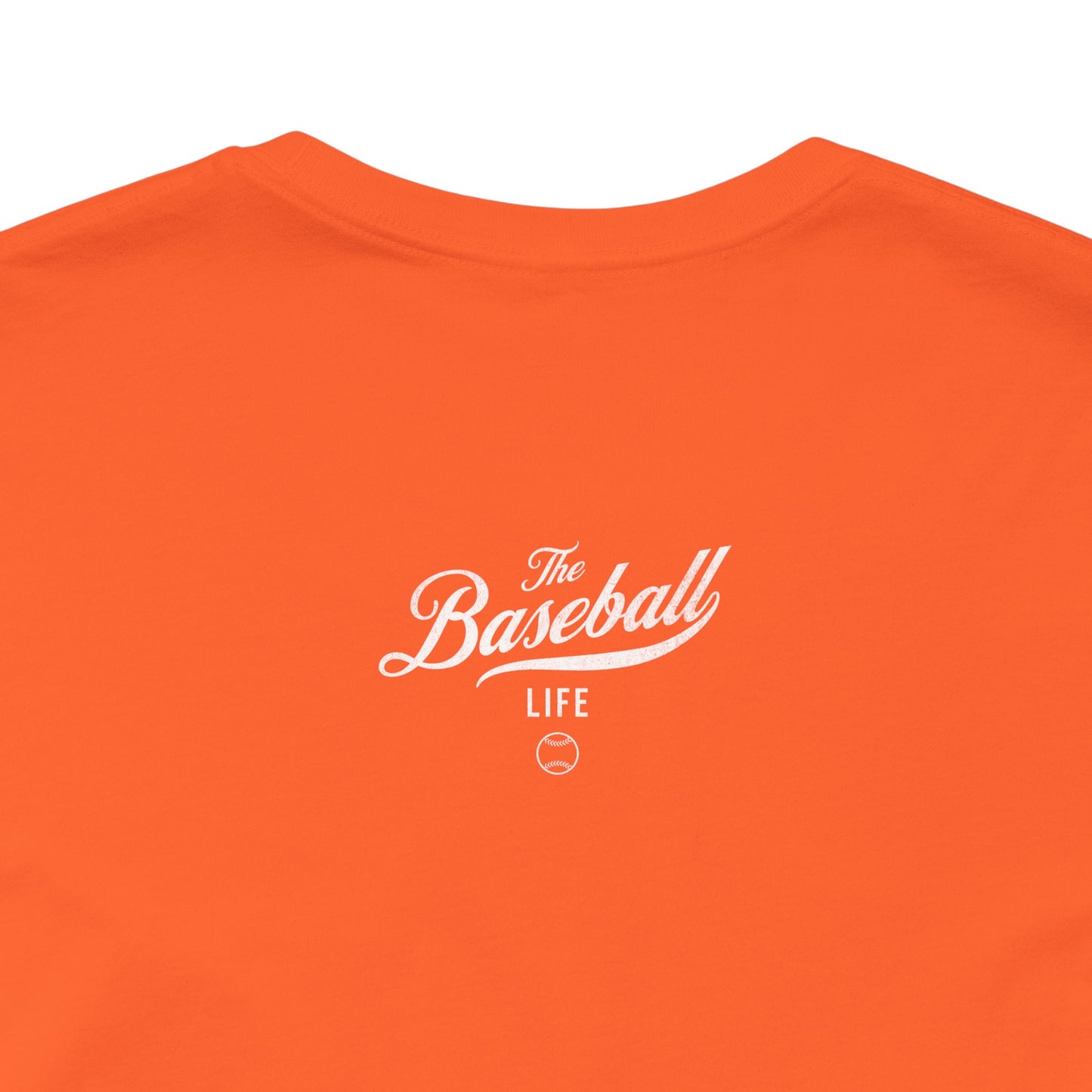 The Baseball Life Classic Script T-Shirt_White Print