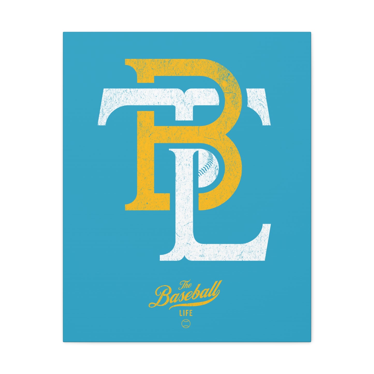TBL Insignia Wall Art Canvas_Turquoise