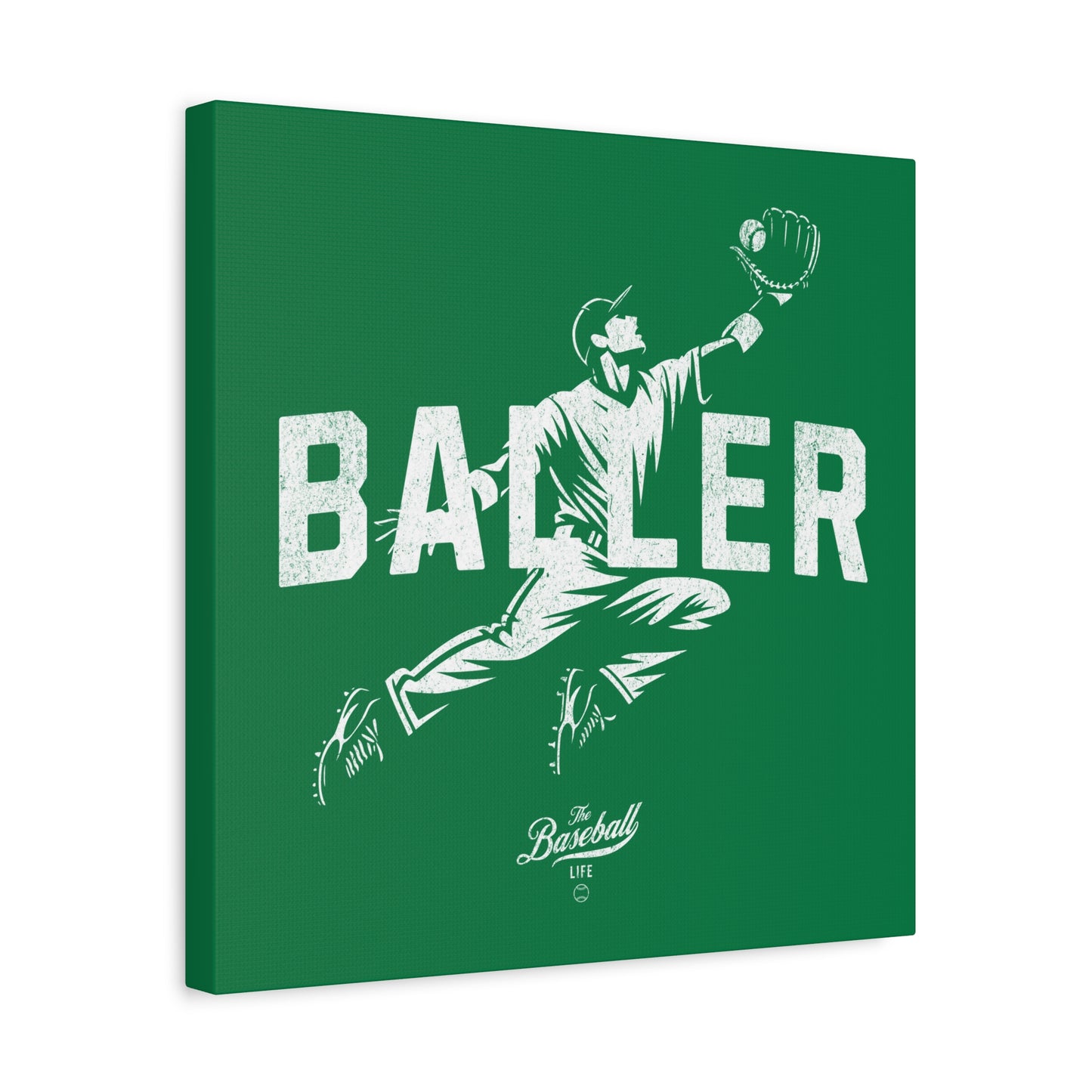 Baller Wall Art Canvas_Green