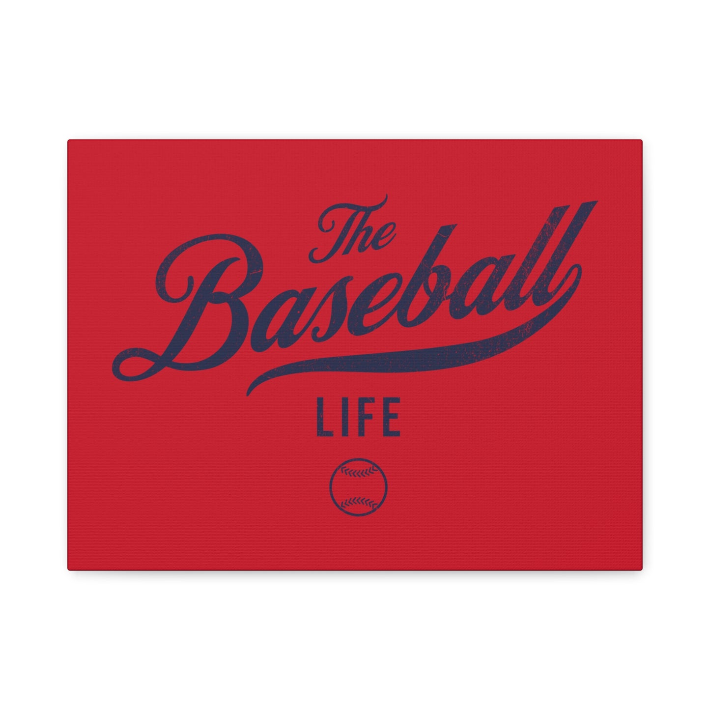 Wall Art Canvas_Red w Navy