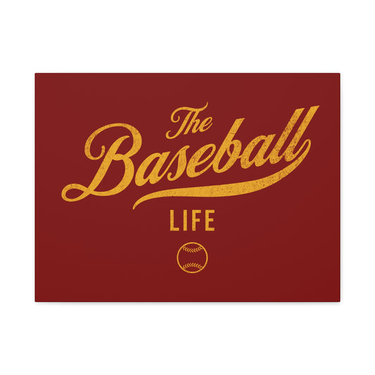 Wall Art Canvas_Maroon w Yellow Gold