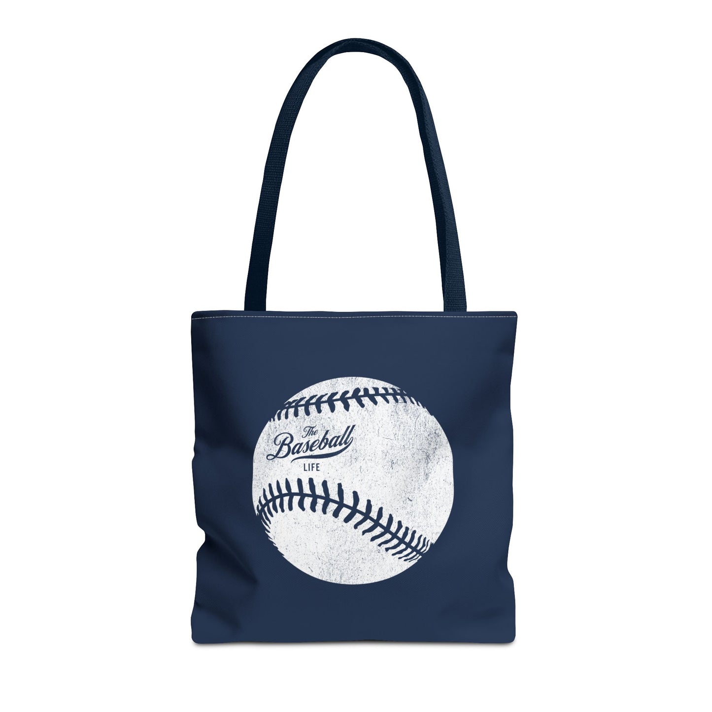 Weathered Baseball Tote Bag_Navy