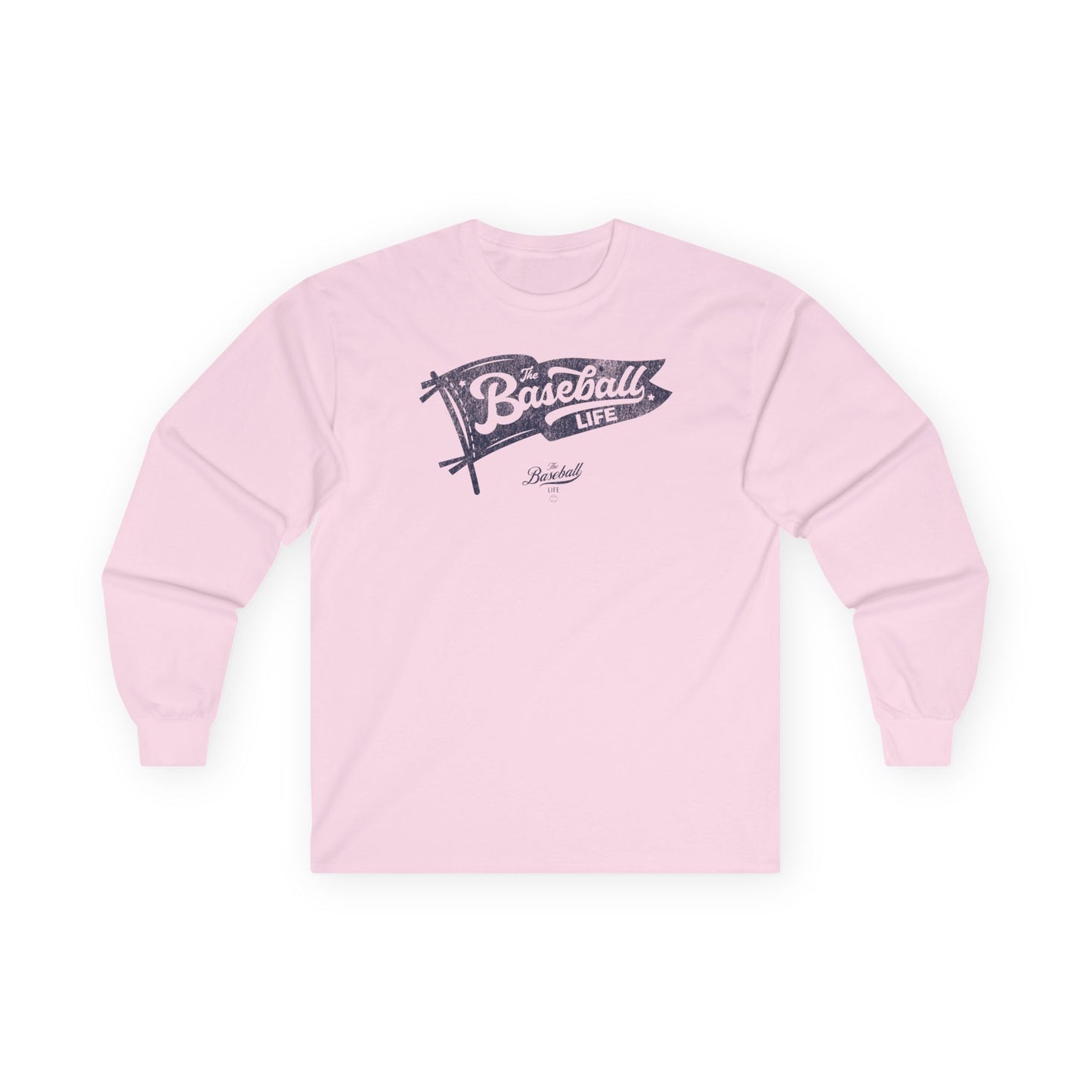 Classic Pennant_Navy Print Long-Sleeve