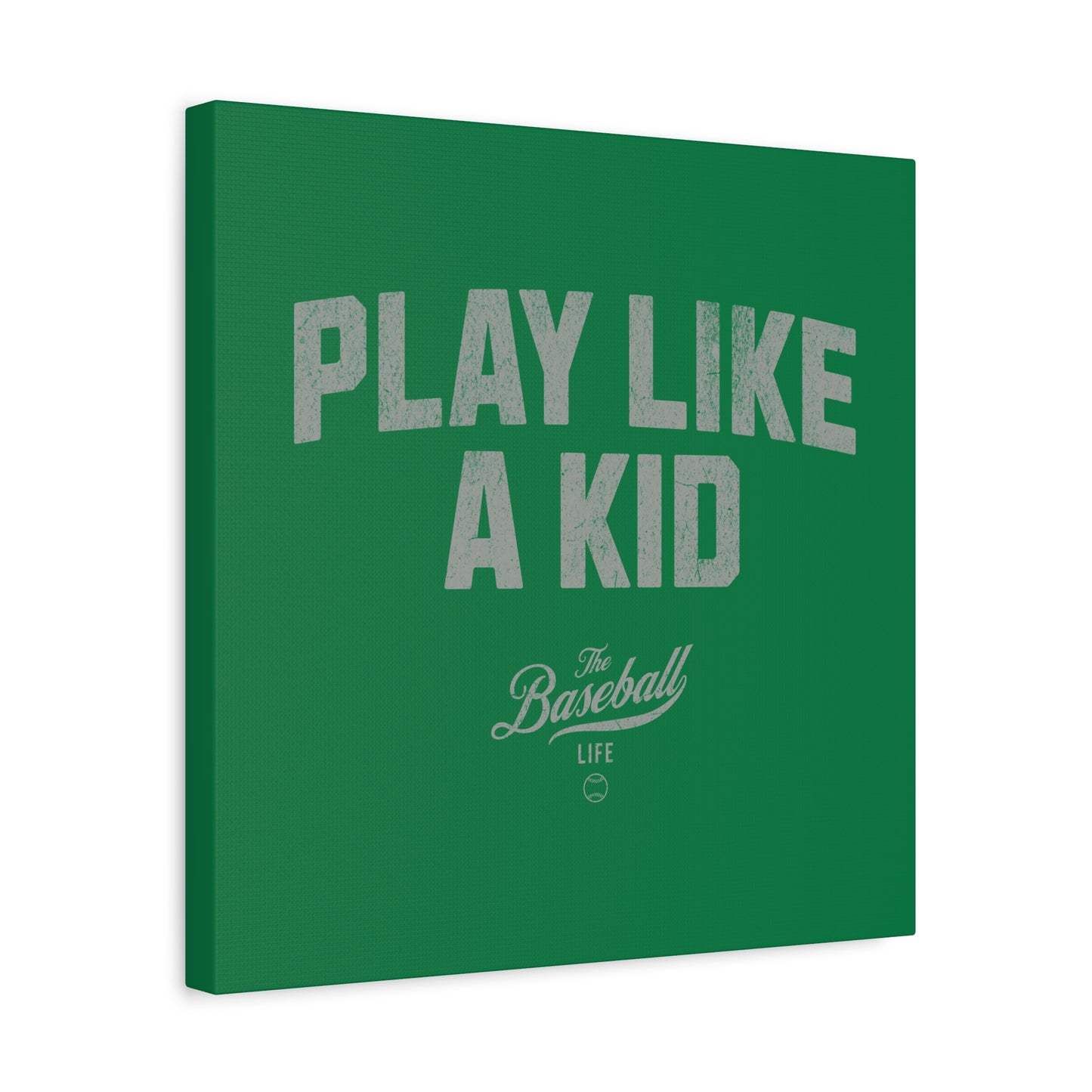 Play Like A Kid Wall Art Canvas_Green