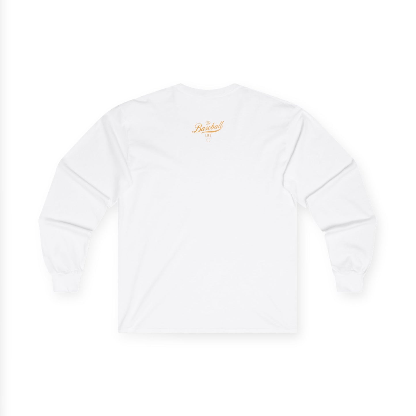 The Baseball Life Long Sleeve T-Shirt_Yellow Gold Print